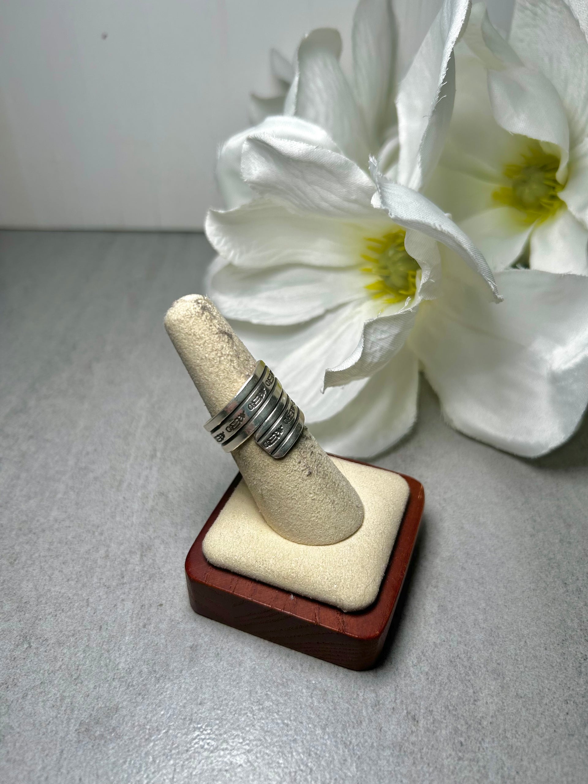 Landon Secalero Sterling Silver Adjustable Ring