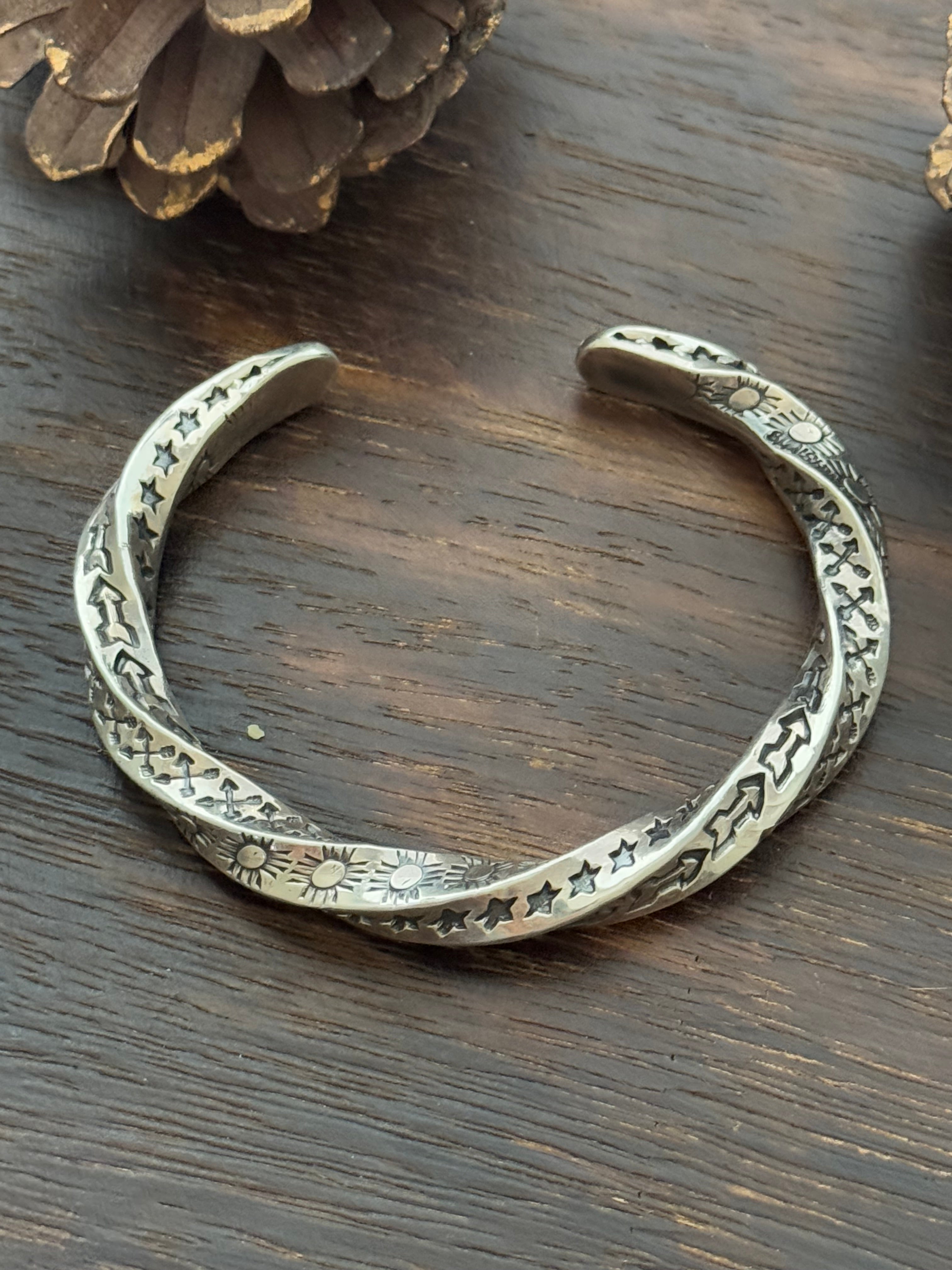 Sunshine Reeves Sterling Silver Cuff Bracelet