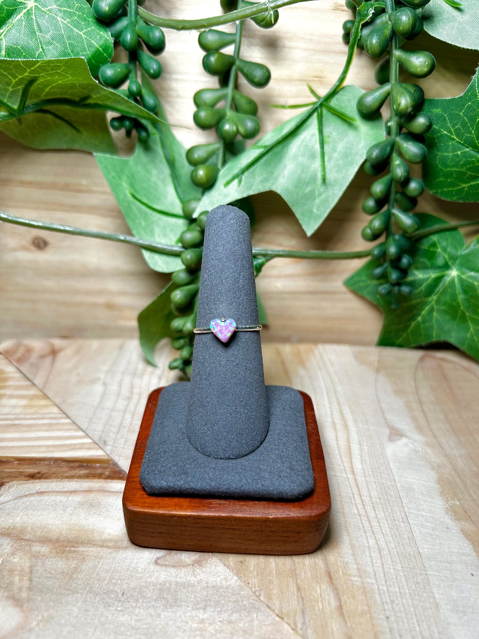 Navajo Made Opal & Sterling Silver Ring