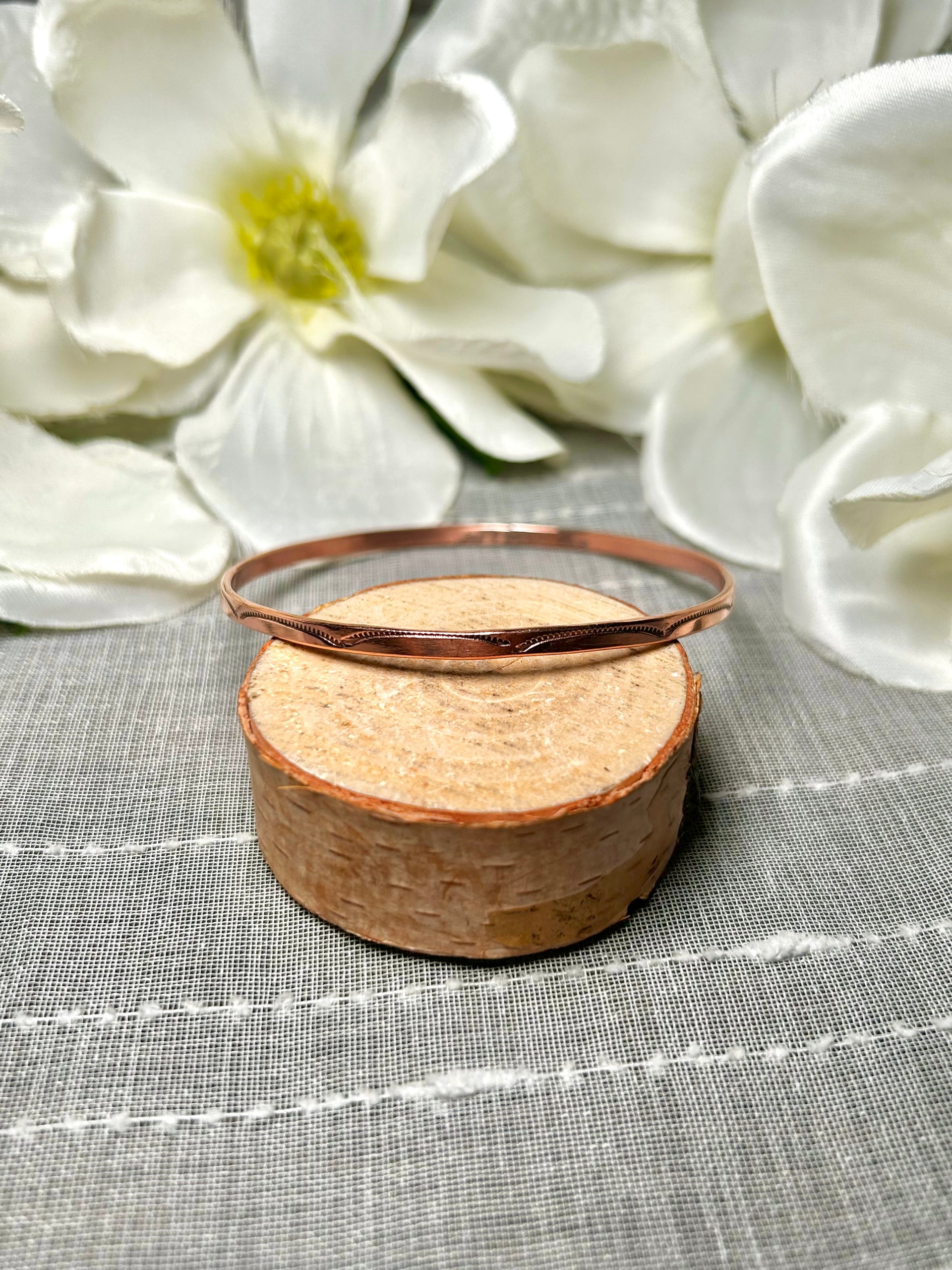 Navajo Made Copper Bangle Bracelet