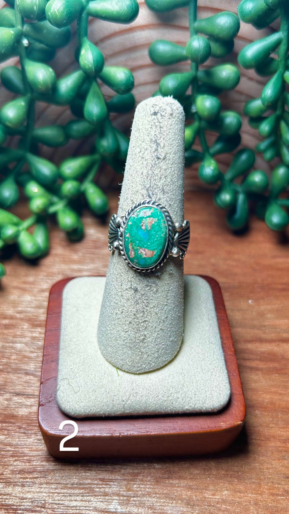 Annette Chiquito Sonoran Mountain Turquoise & Sterling Silver Ring