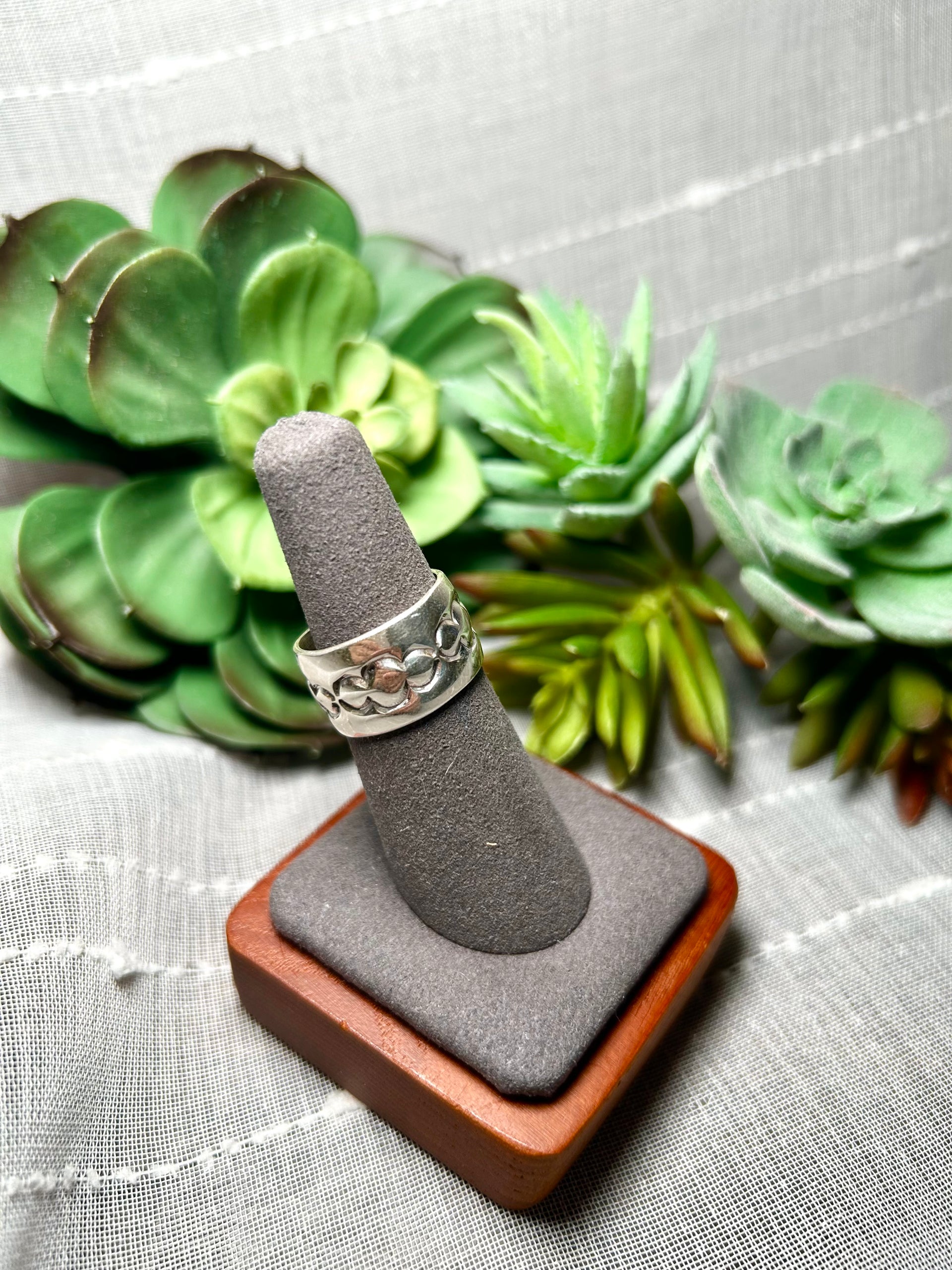 Navajo Made Sterling Silver Ring Size 6.5