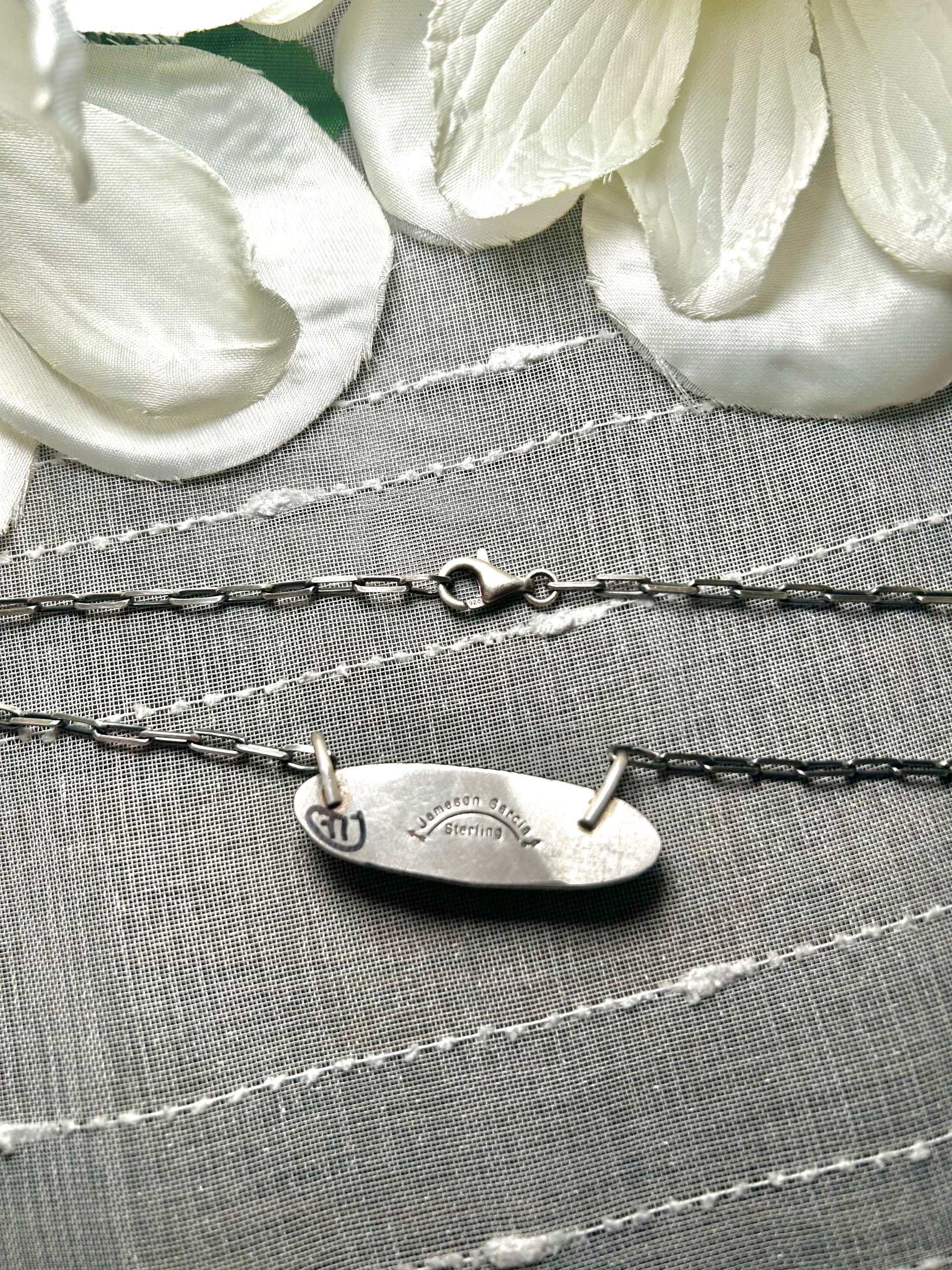 Jameson Garcia White Buffalo & Sterling Silver Necklace