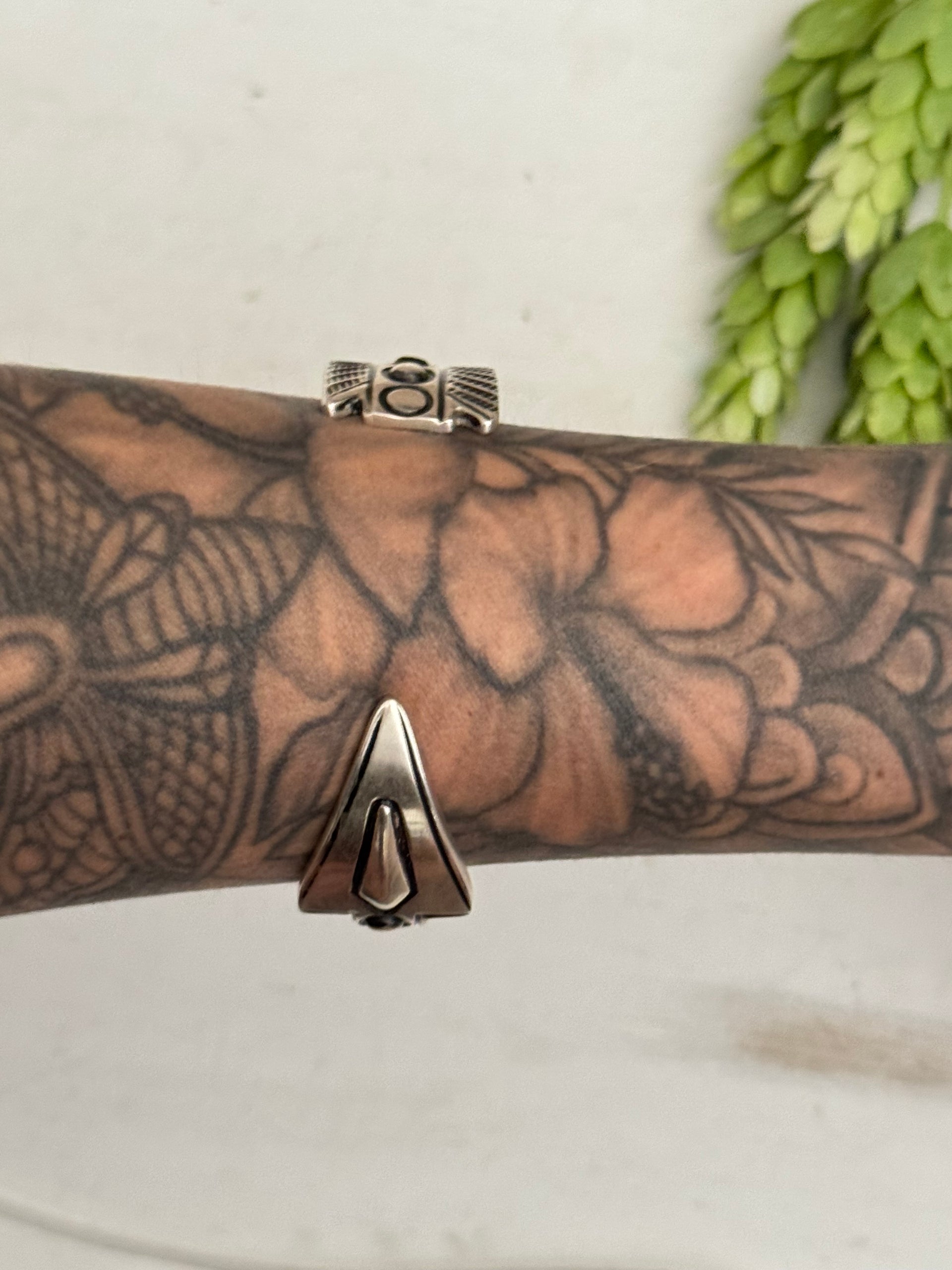 Navajo Made Sterling Silver Cuff Bracelet