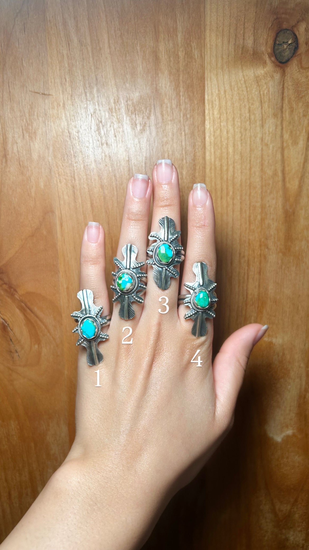 Kobe Martinez Sonoran Mountain Turquoise & Sterling Silver Adjustable Ring