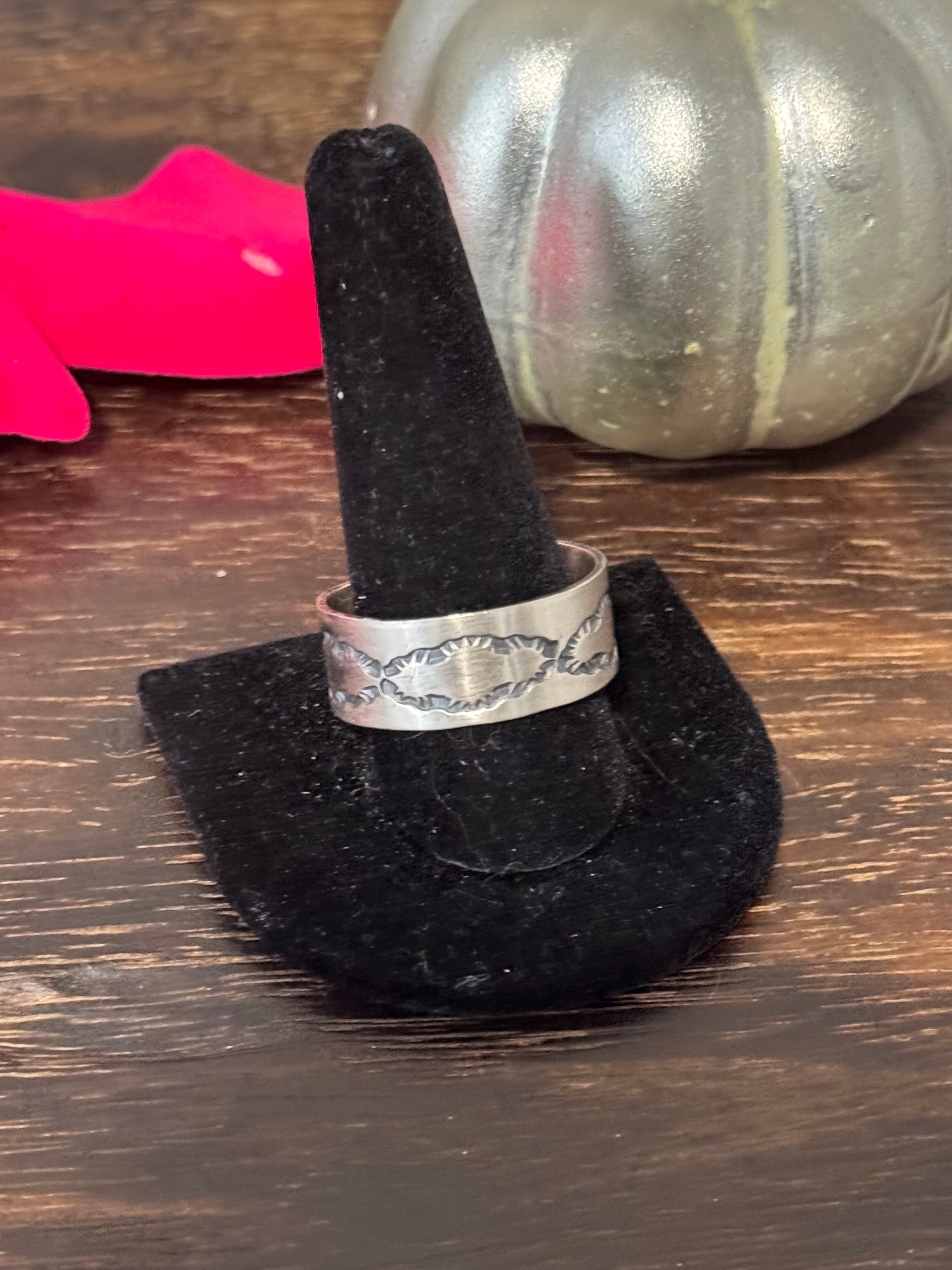 Navajo Made Sterling Silver Ring