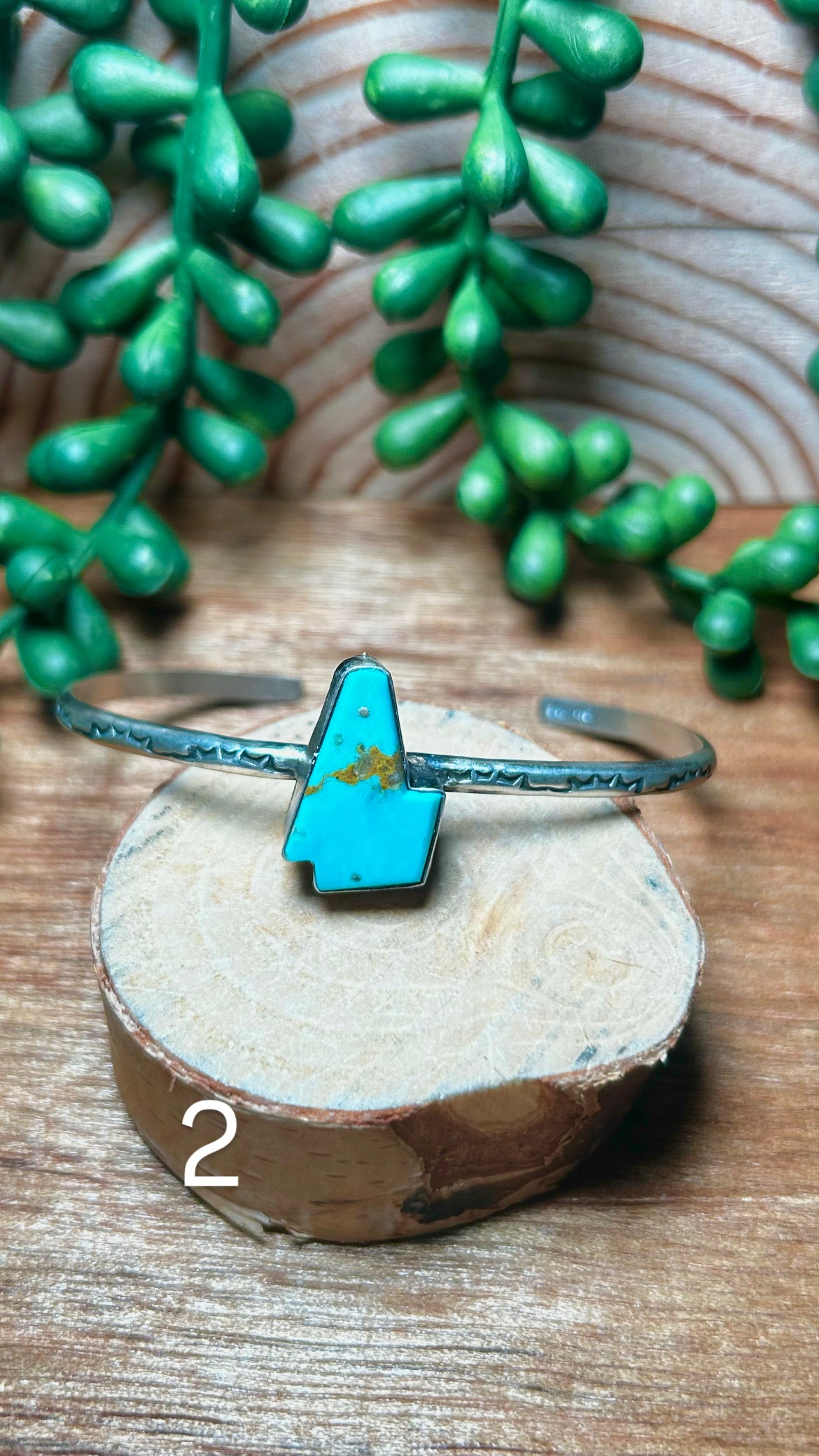 Donovan Skeets Kingman Turquoise& Sterling Silver Cuff Bracelet