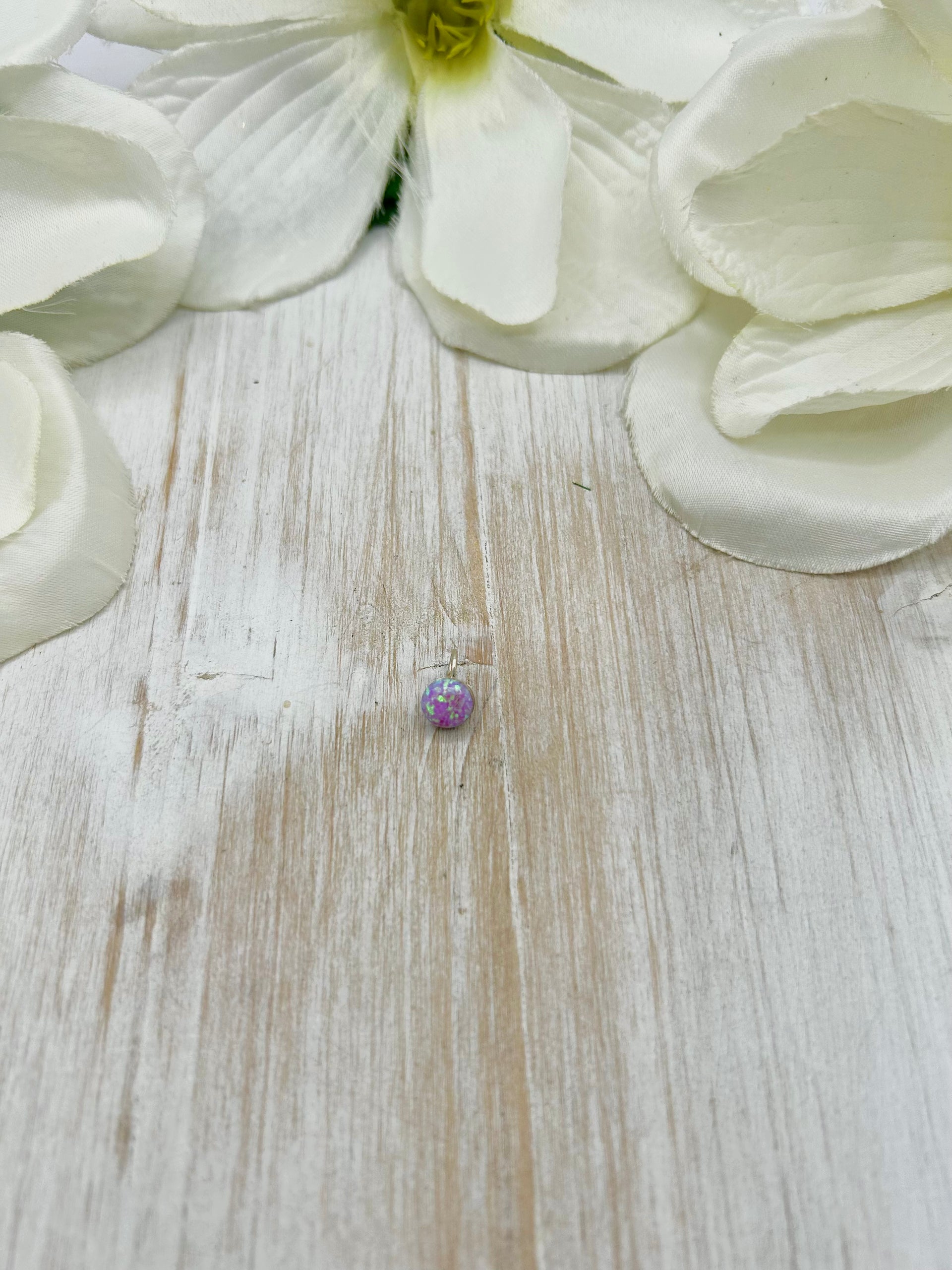 Navajo Made Opal & Sterling Silver Pendant