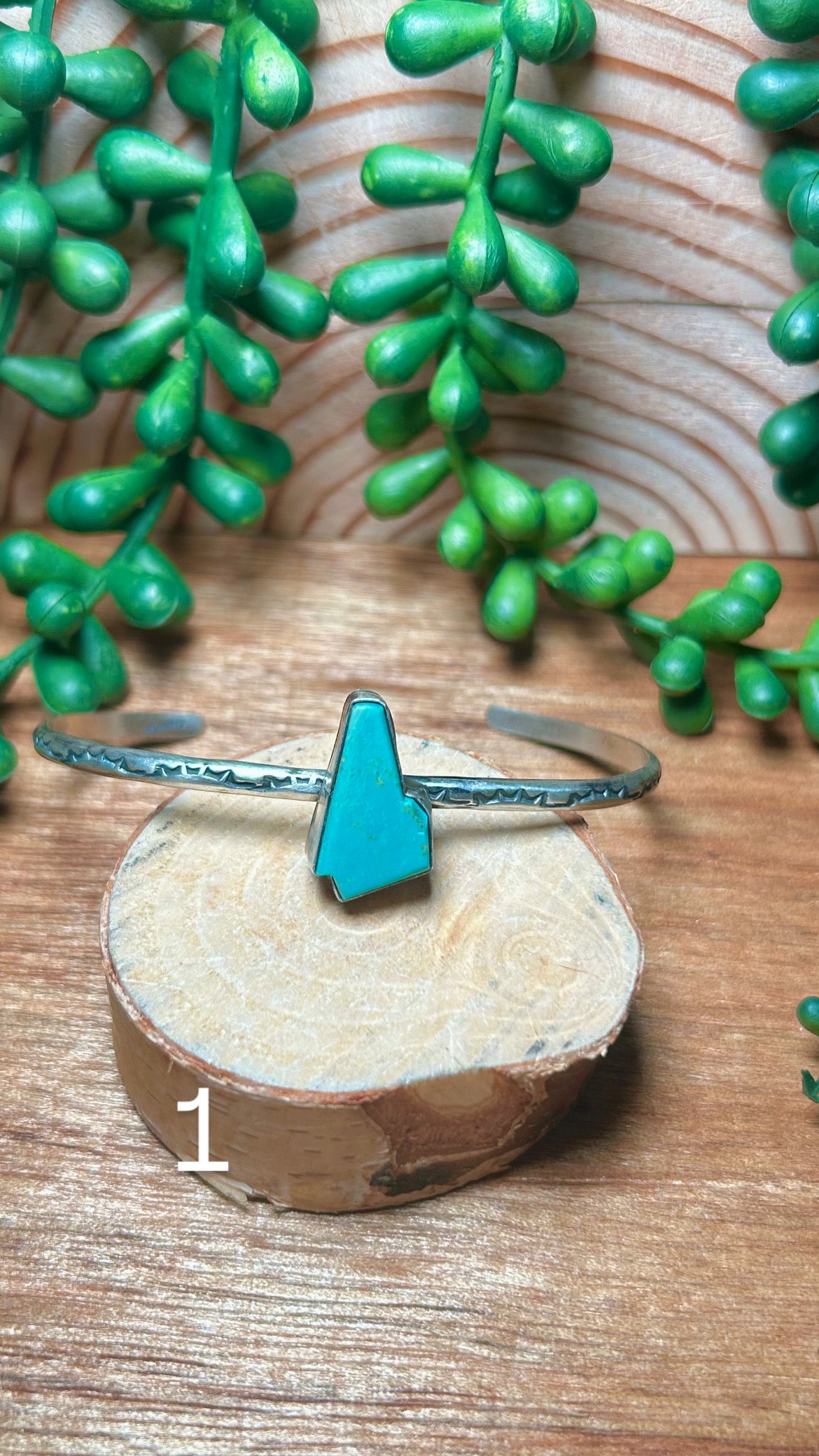 Donovan Skeets Kingman Turquoise& Sterling Silver Cuff Bracelet