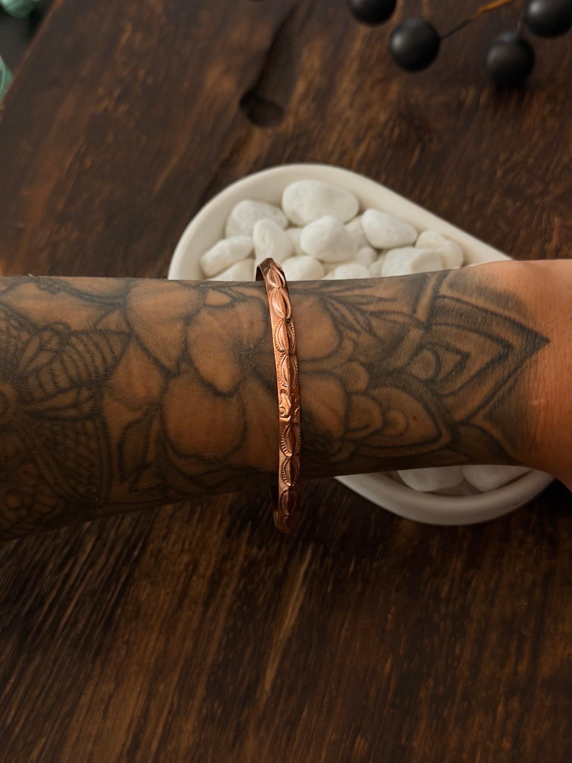 Navajo Made Copper Cuff Bracelet