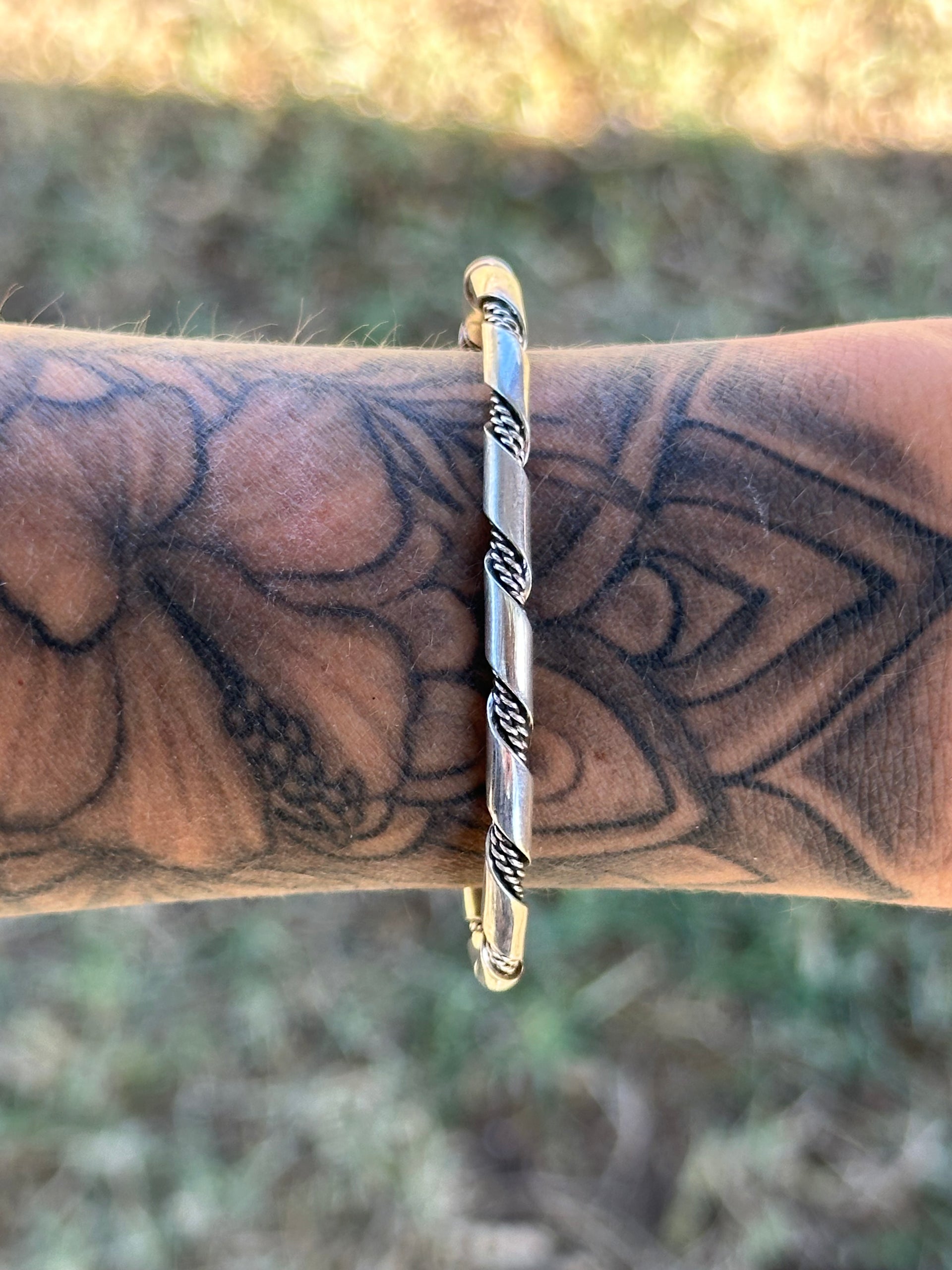 Navajo Made Sterling Silver Cuff Bracelet
