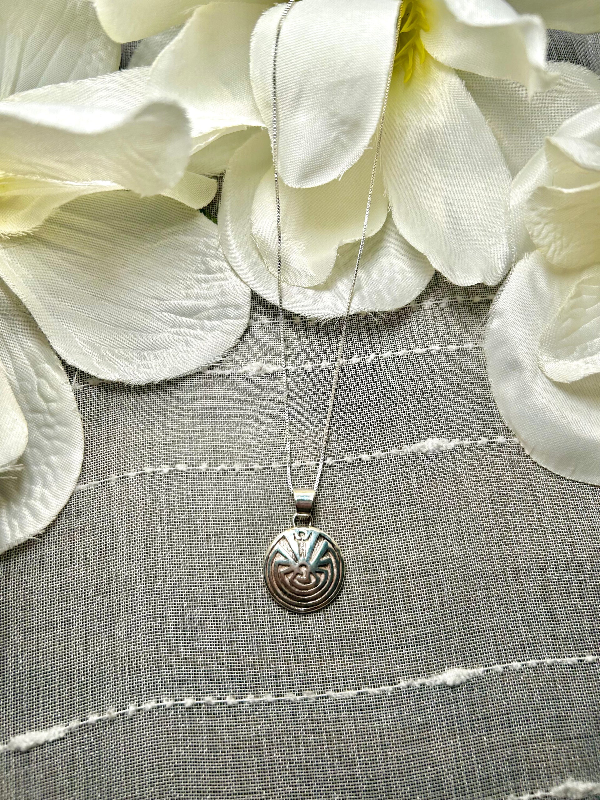 Navajo Made Sterling Silver Necklace