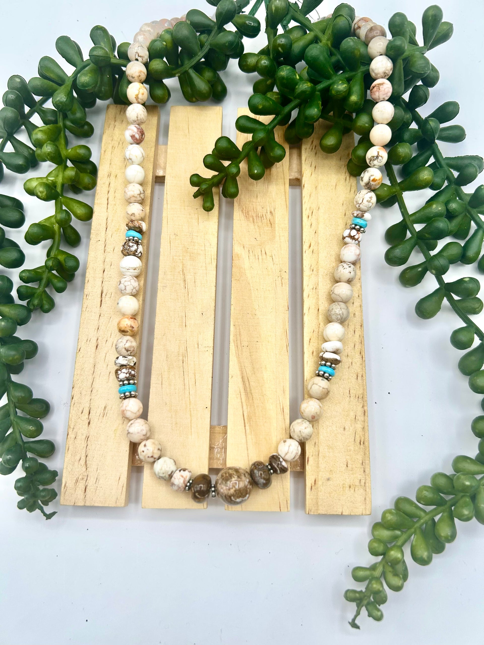 Handmade Multi Stone & Sterling Silver Necklace