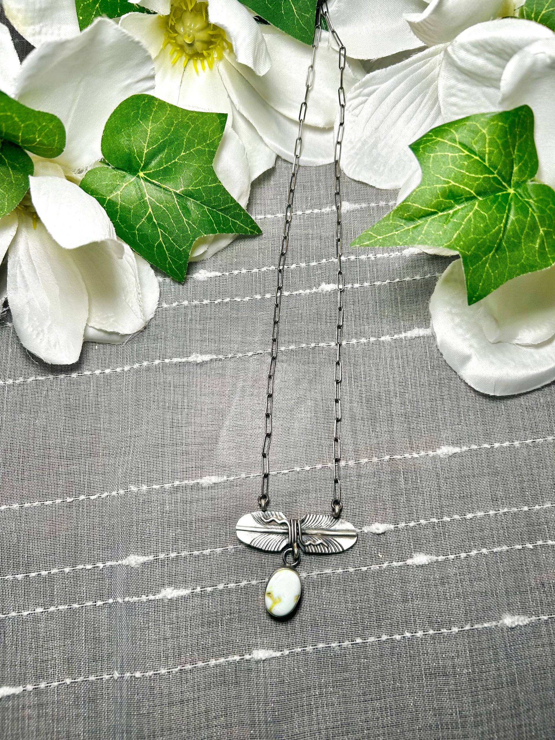 Kobe Martinez Palomino Variscite & Sterling Silver Necklace