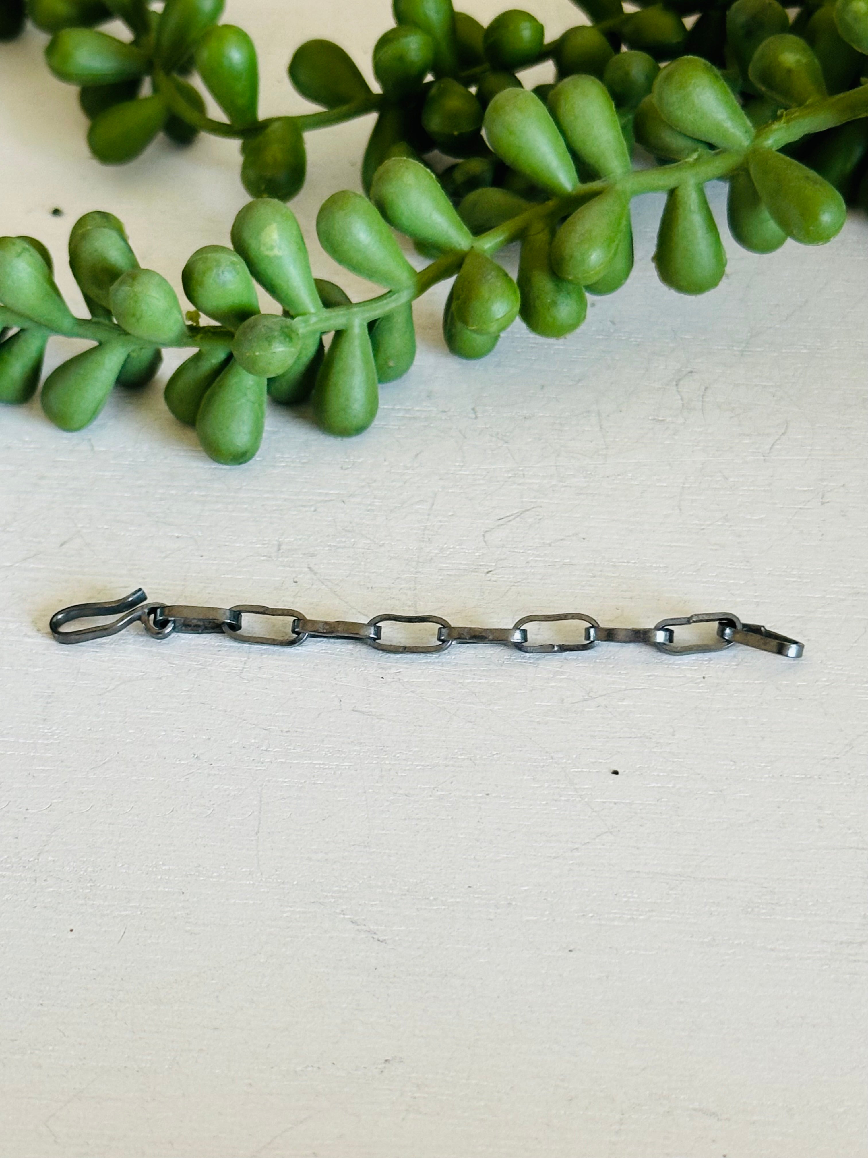 Southwest Made Sterling Silver Paper Clip Chain Extenders