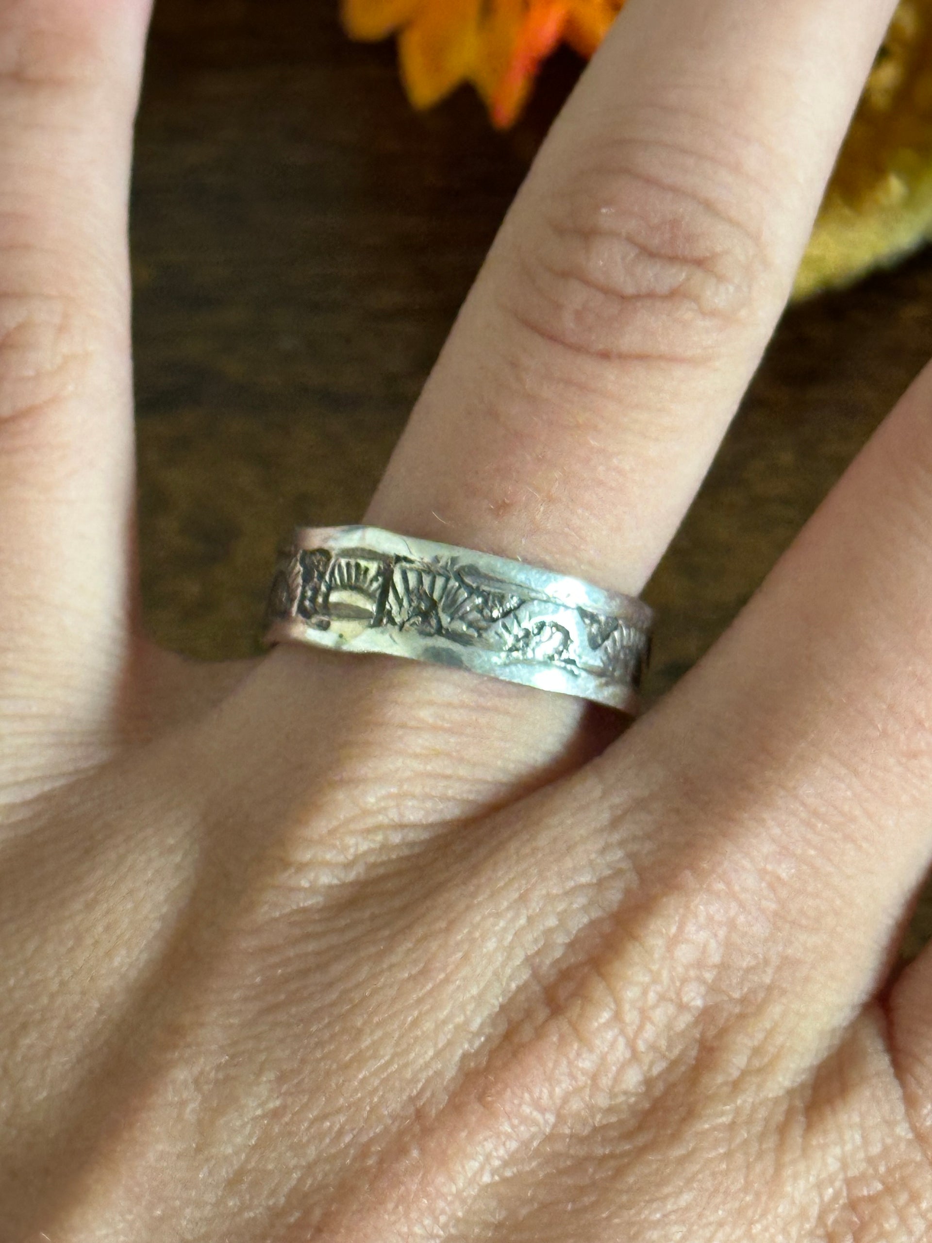 Sophia Becenti Sterling Silver Story Teller Ring