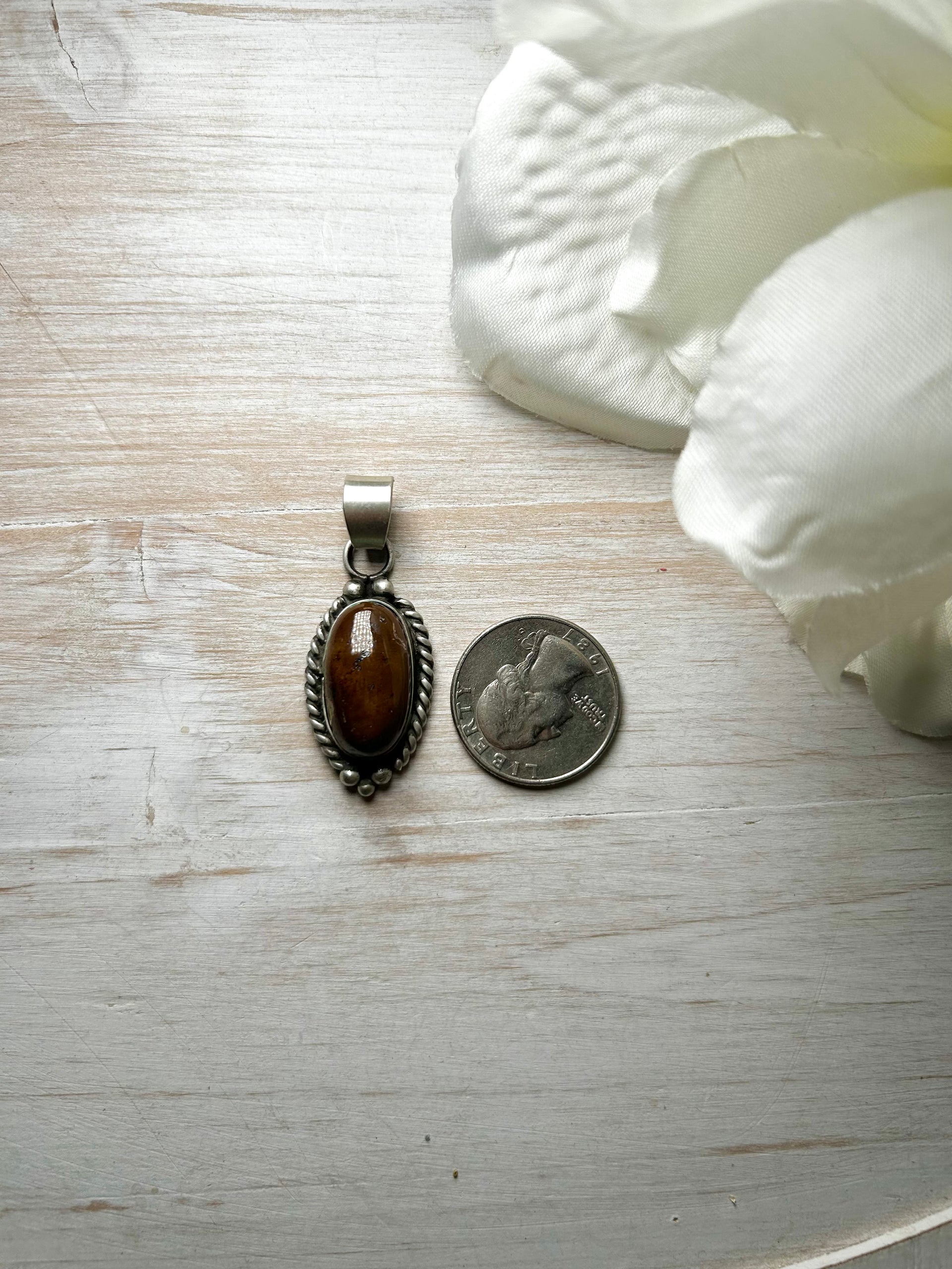 Zachariah David Evans Turquoise & Sterling Silver Pendant