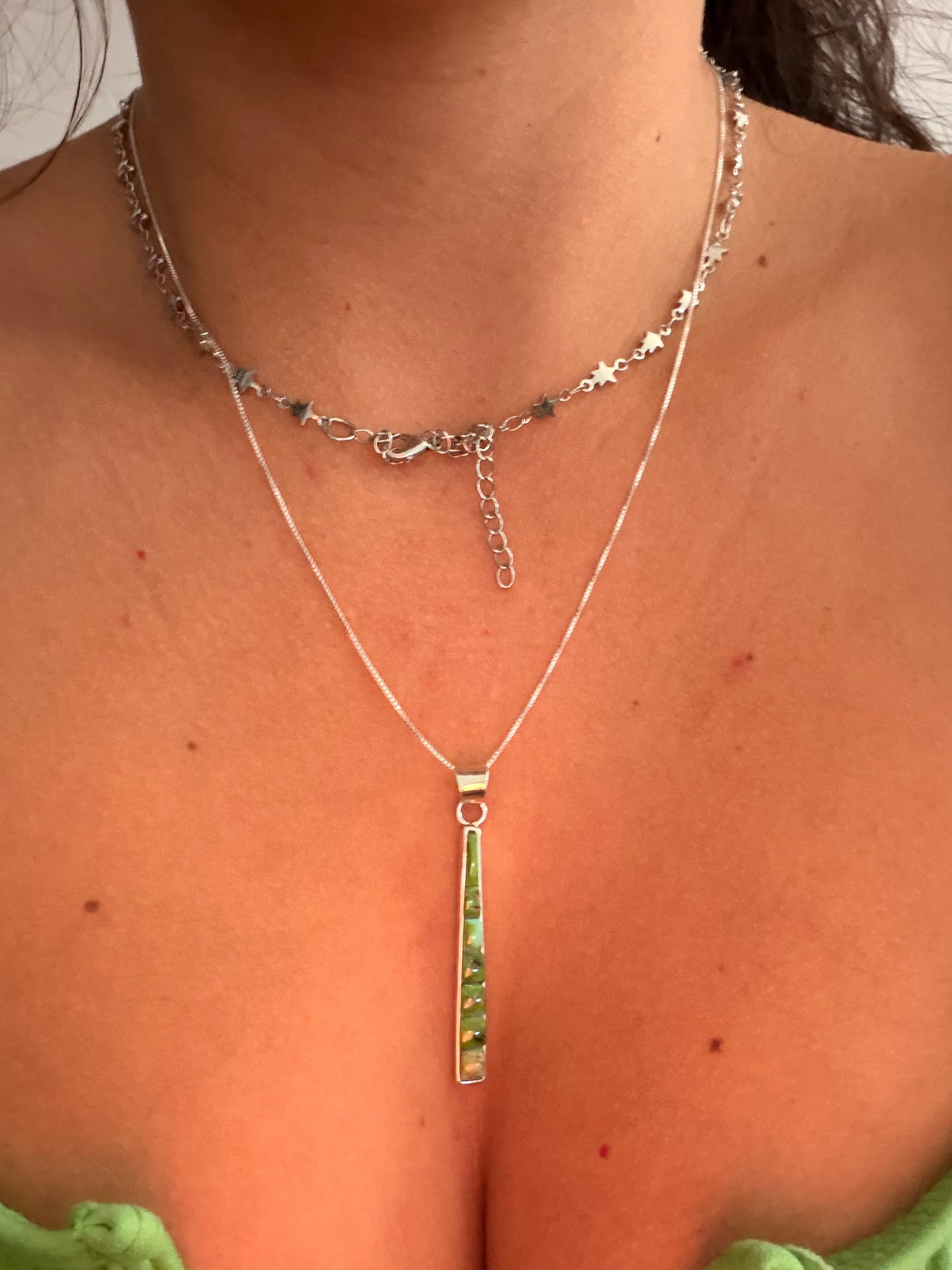 Rick Tolino Sonoran Gold Turquoise & Sterling Silver Necklace
