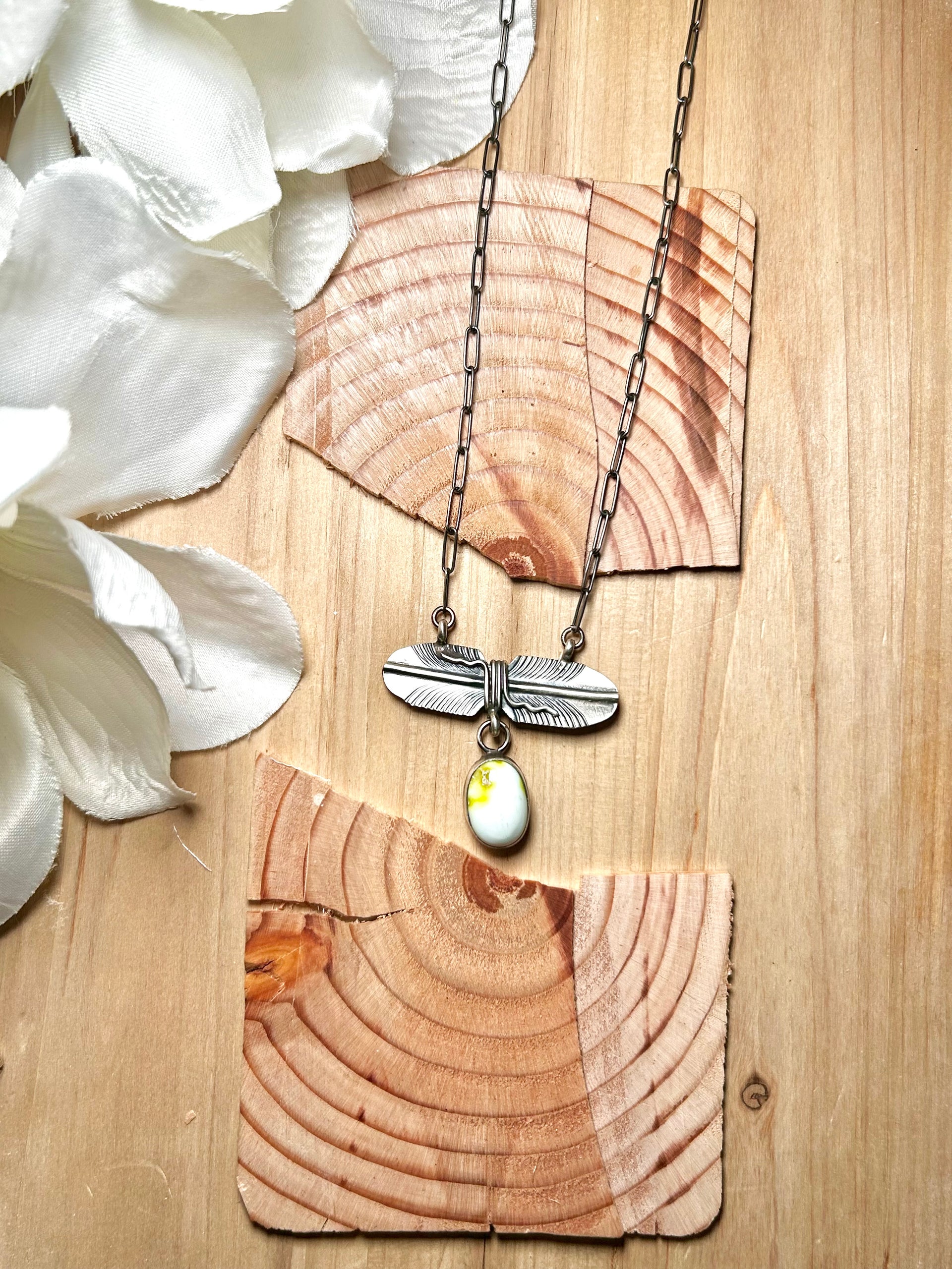 Kobe Martinez Palomino Variscite & Sterling Silver Necklace