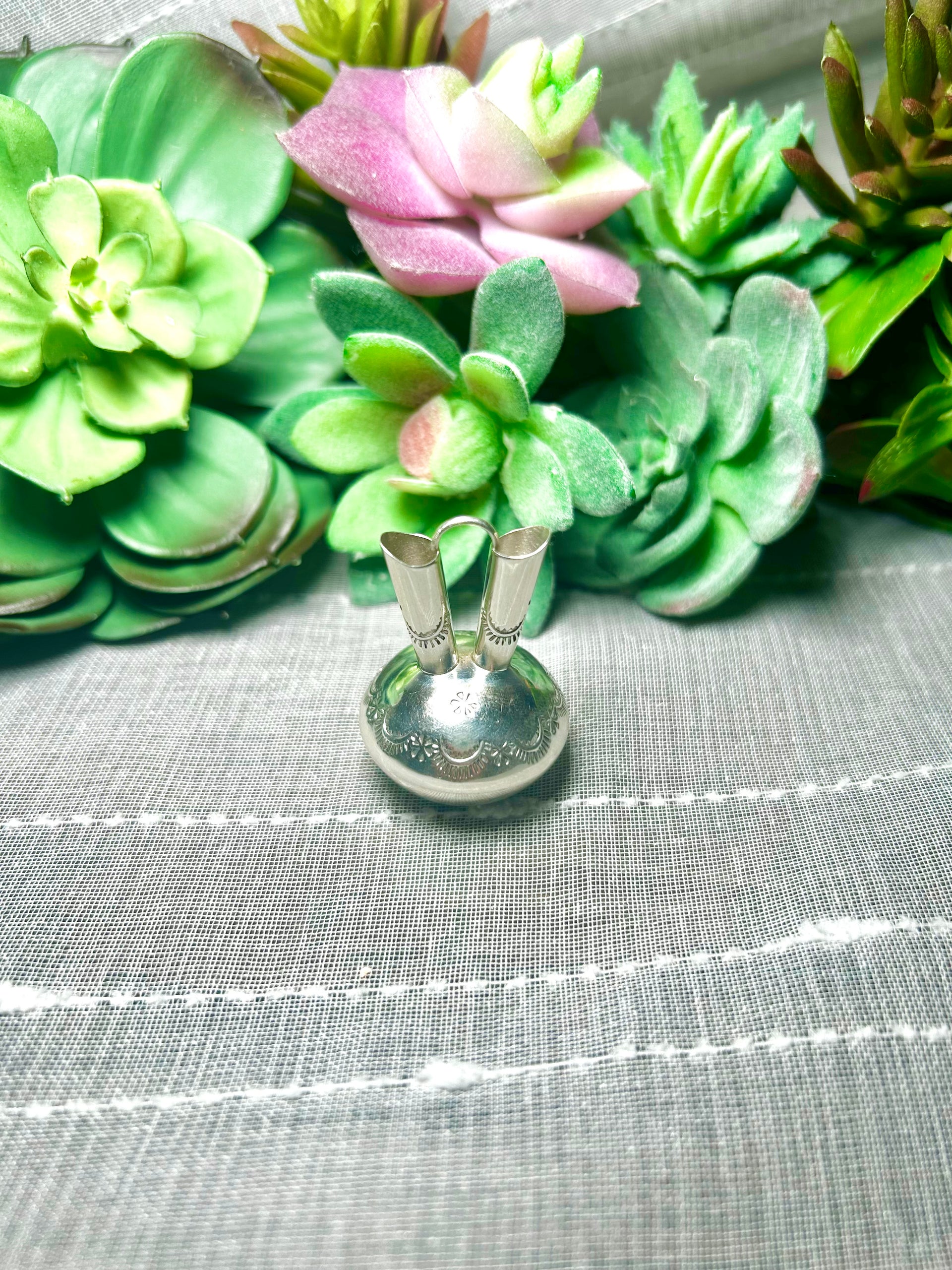 Navajo Made Sterling Silver Pendant