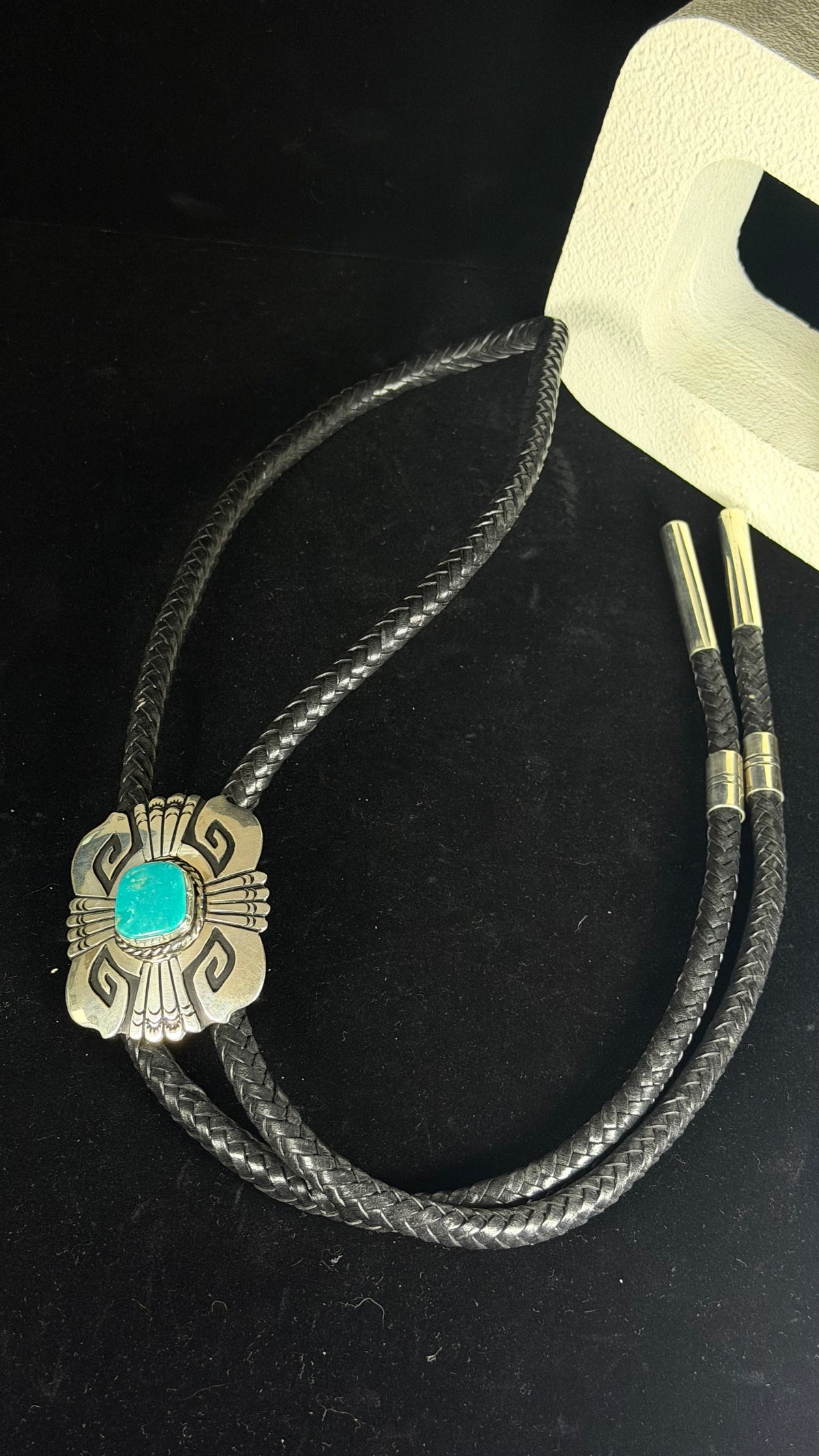 T & R Singer Kingman Turquoise  & Sterling Silver Bolo Tie (Copy)
