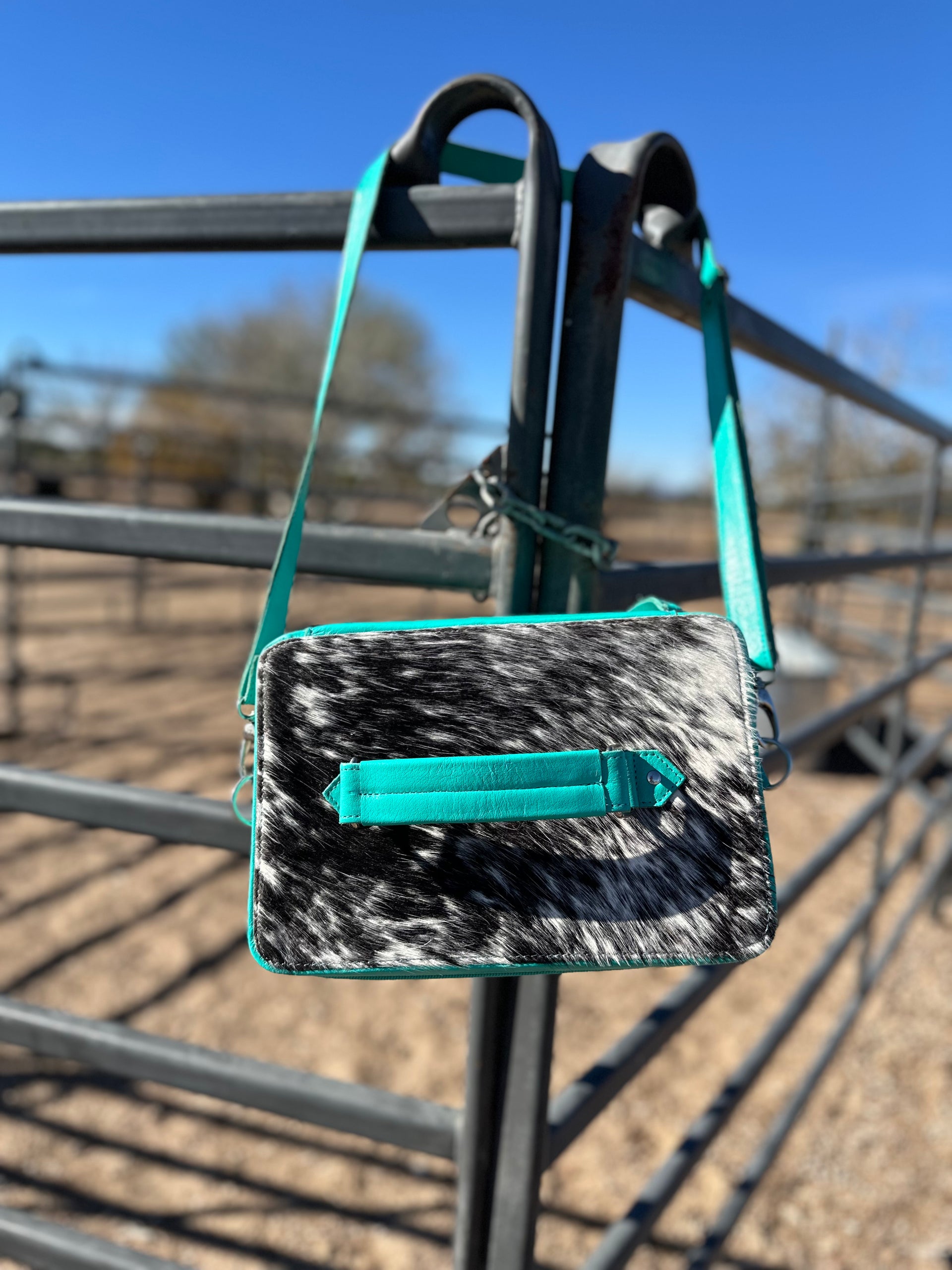 Double Layered Genuine Tooled Leather & Cowhide Jewelry Box