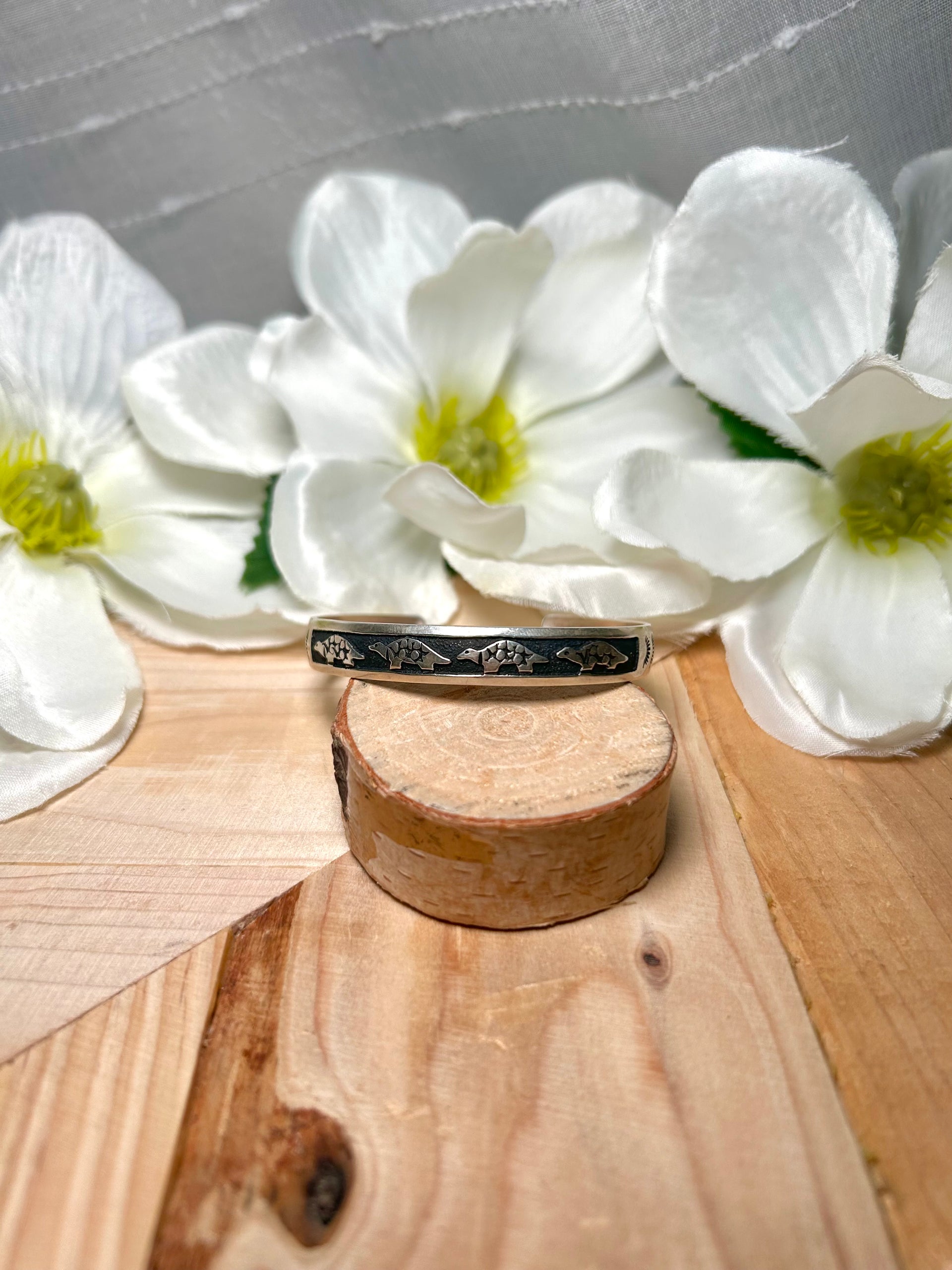 T & R Singer Sterling Silver Cuff Bracelet