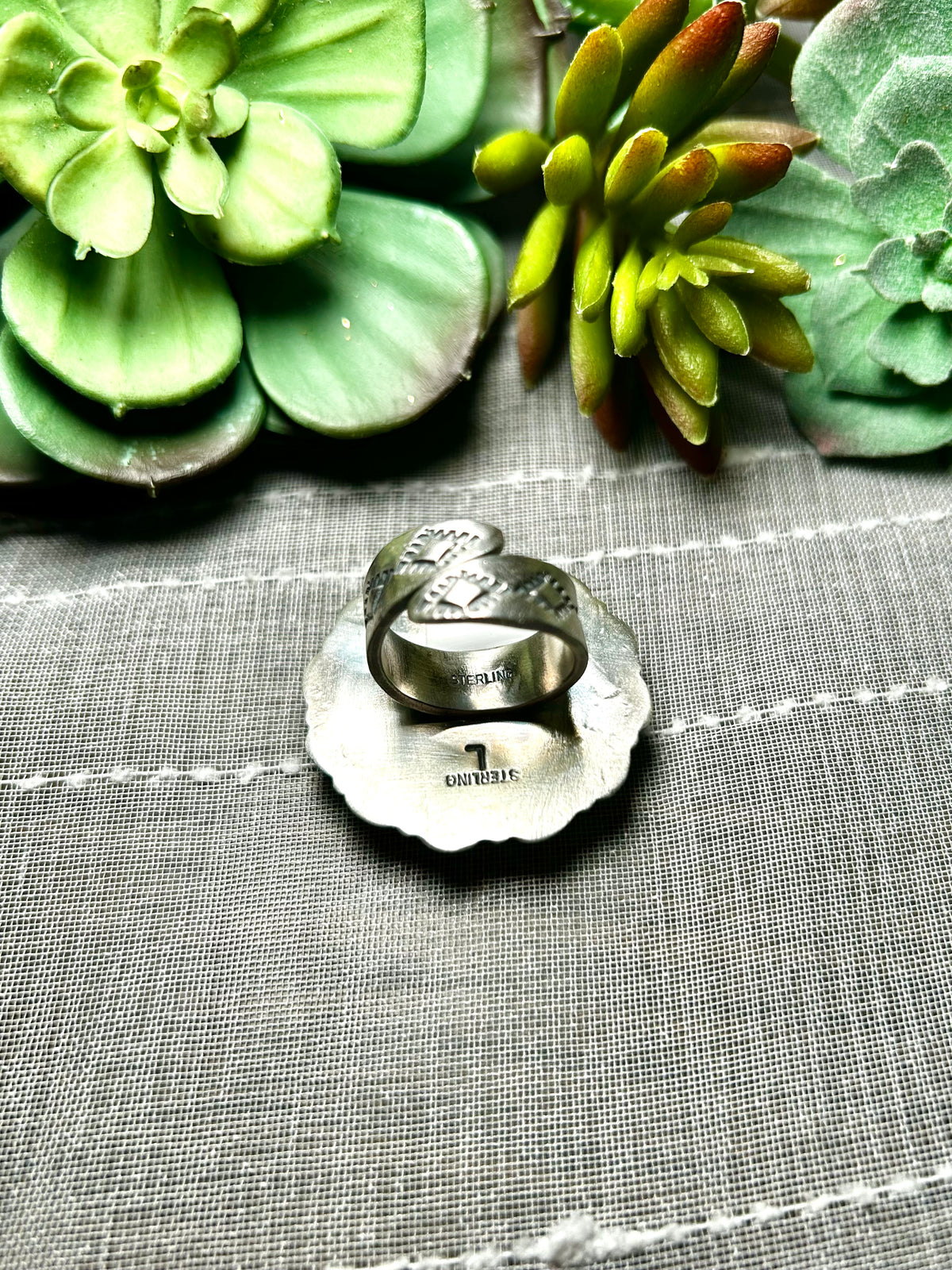Jeffrey A Rings Jeff Largo Sterling Silver Adjustable Ring