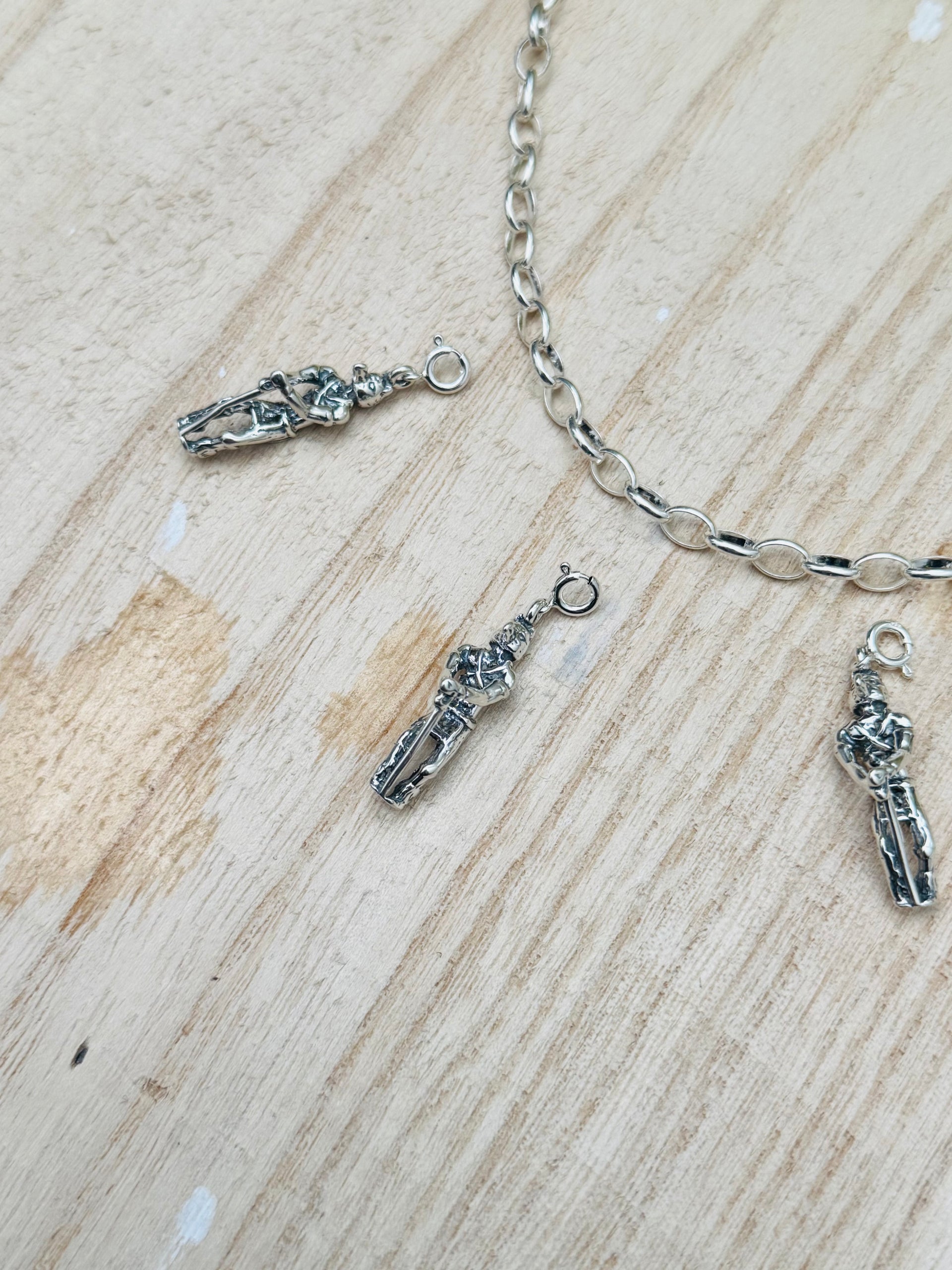 Navajo Made Sterling Silver Cast Charms