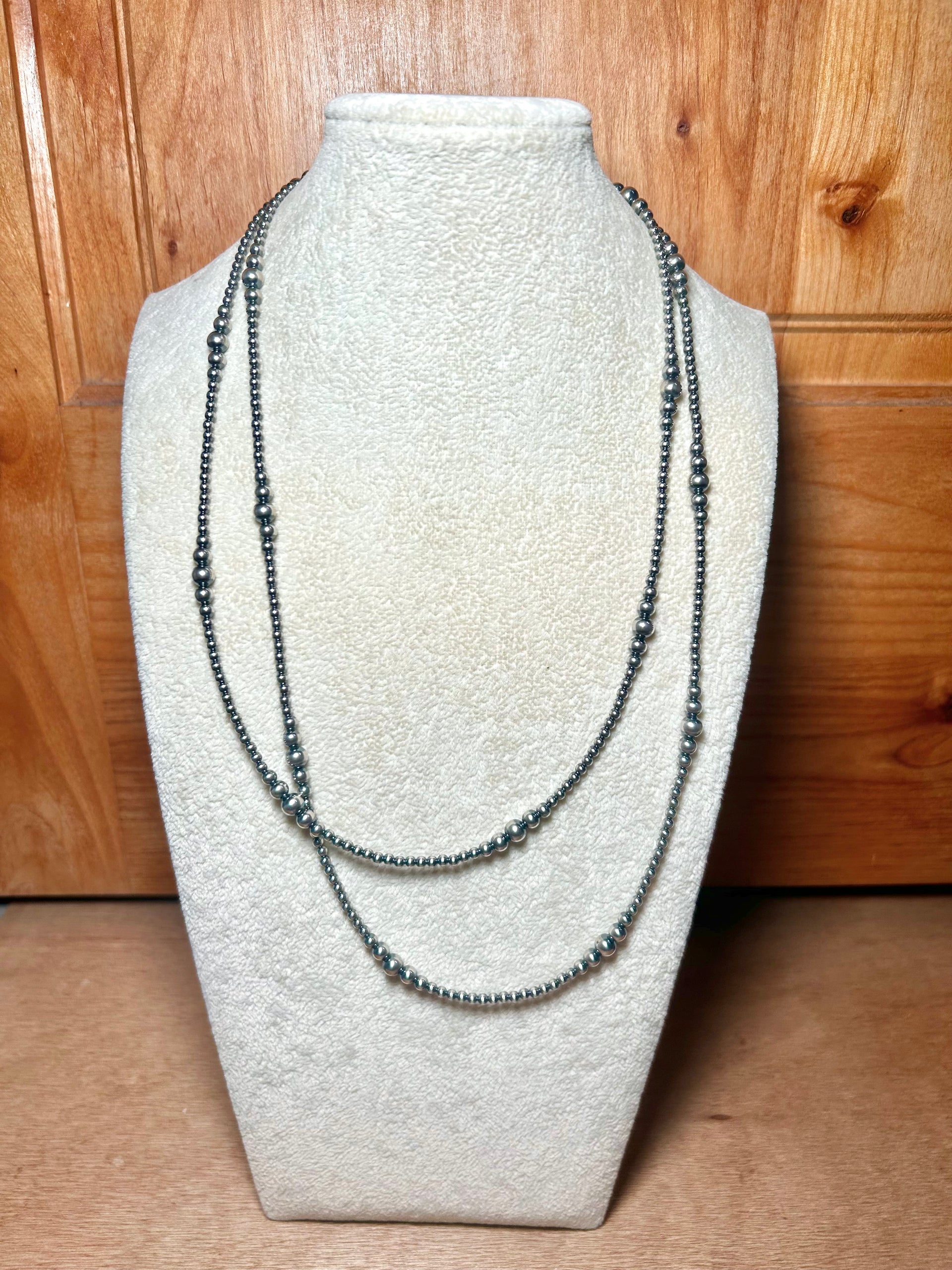 Navajo Made Sterling Silver Necklace