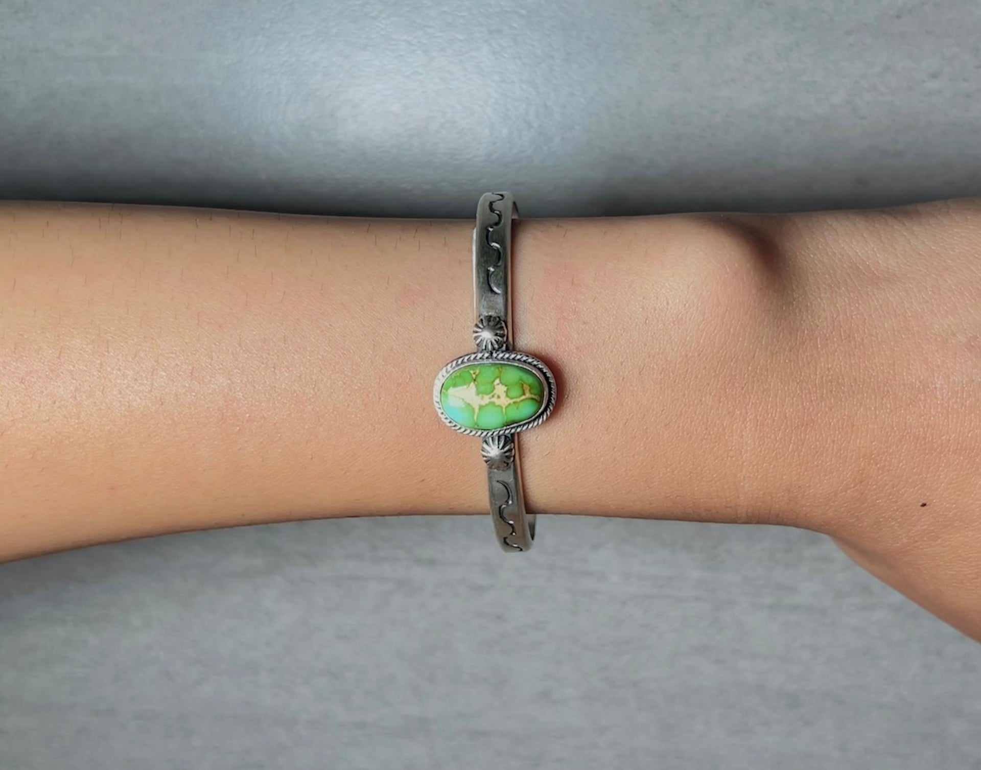 Sam Yellowhair SM & Sterling Silver Cuff Bracelet