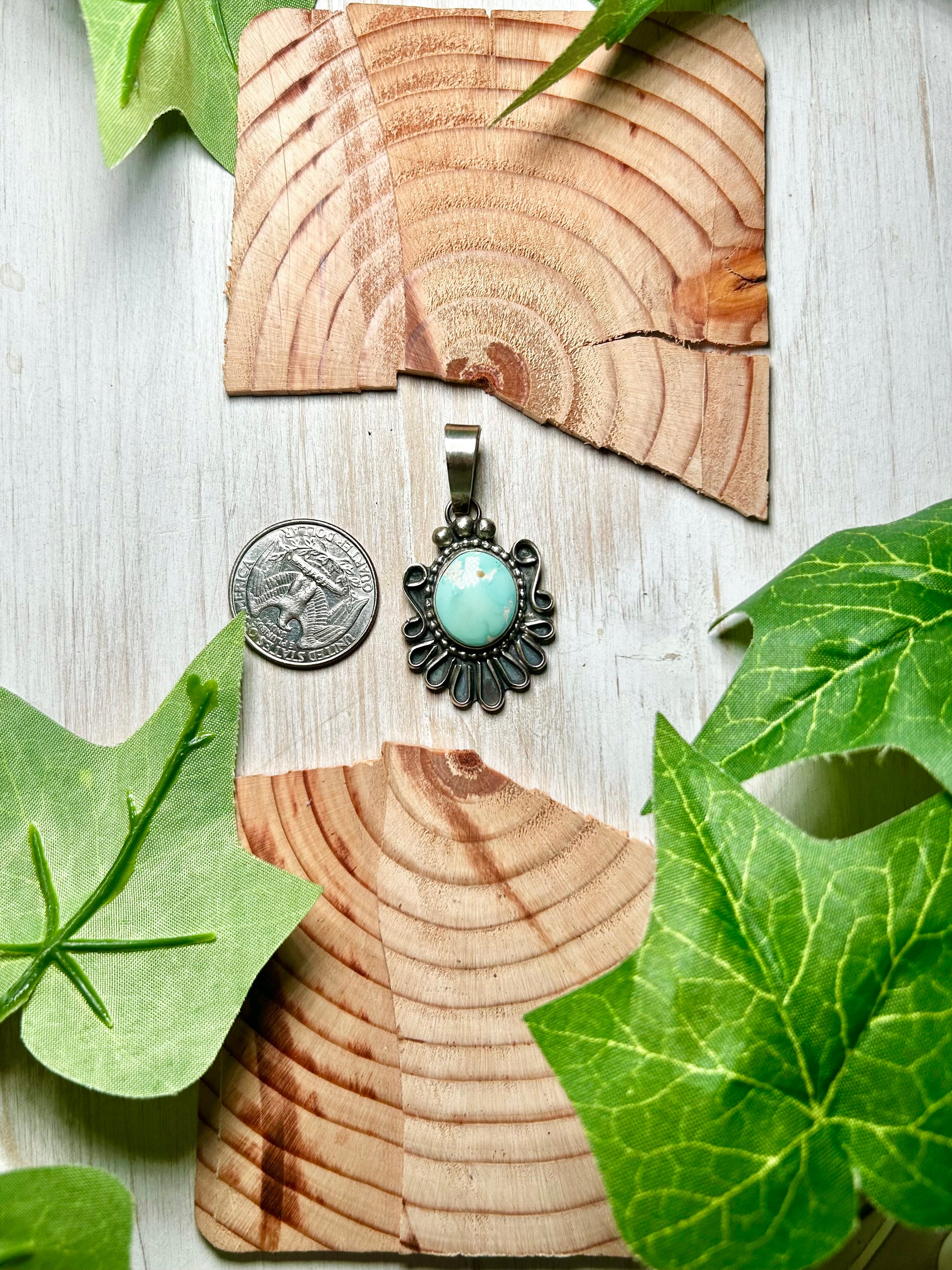 Kobe Martinez Royston Turquoise & Sterling Silver Pendant