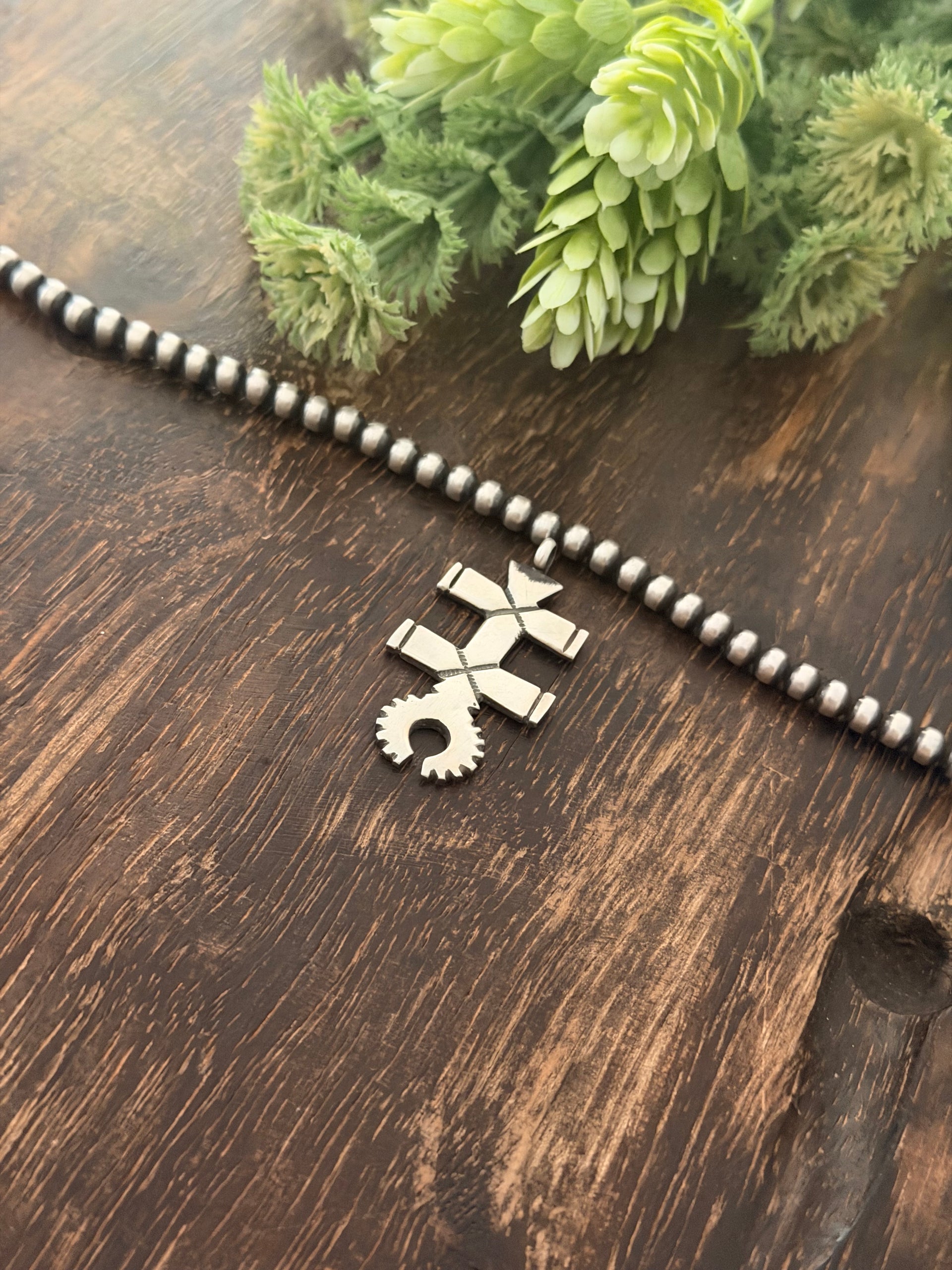 Navajo Made Sterling Silver Pendant