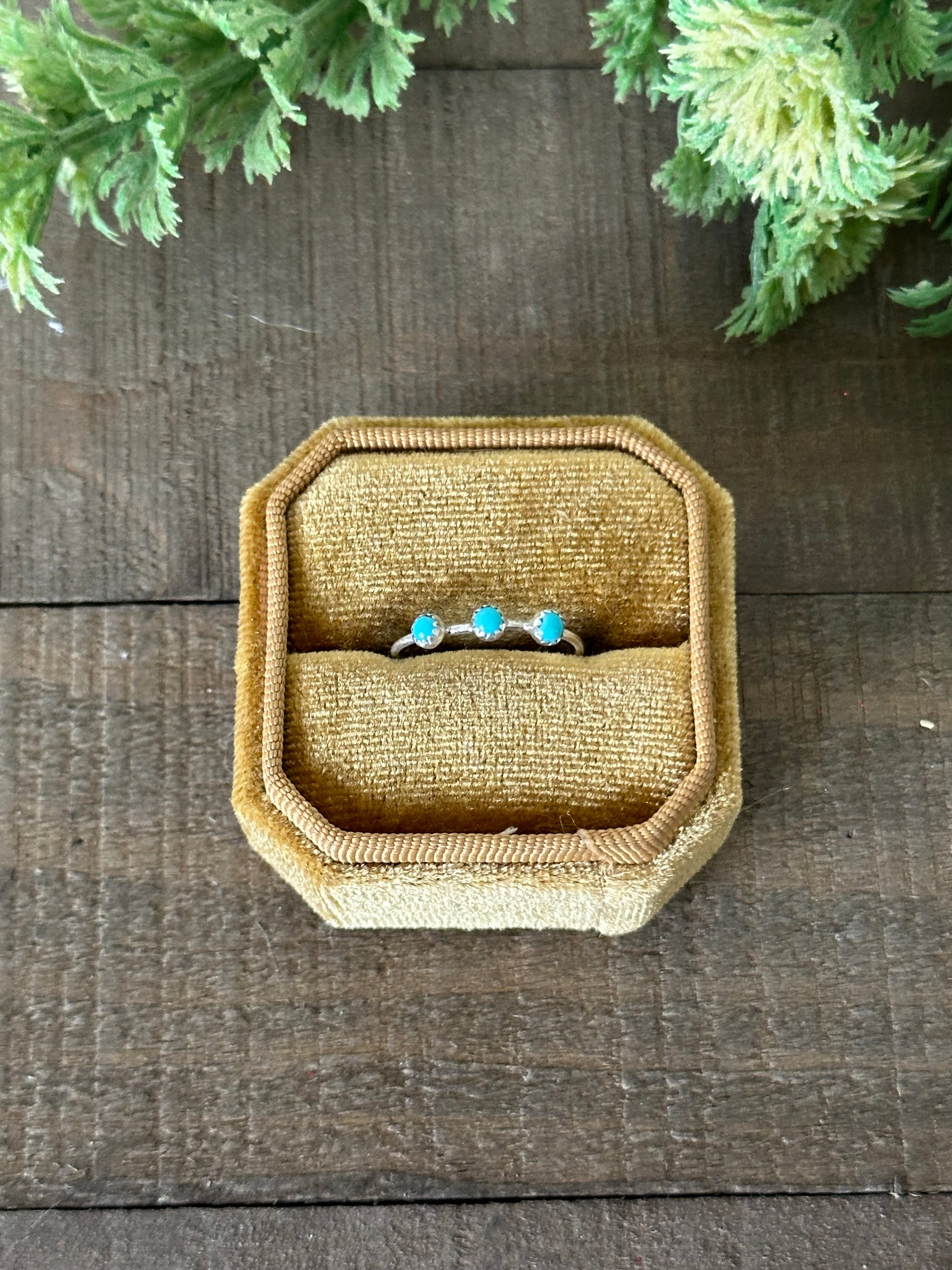Navajo Made Turquoise & Sterling Silver Ring