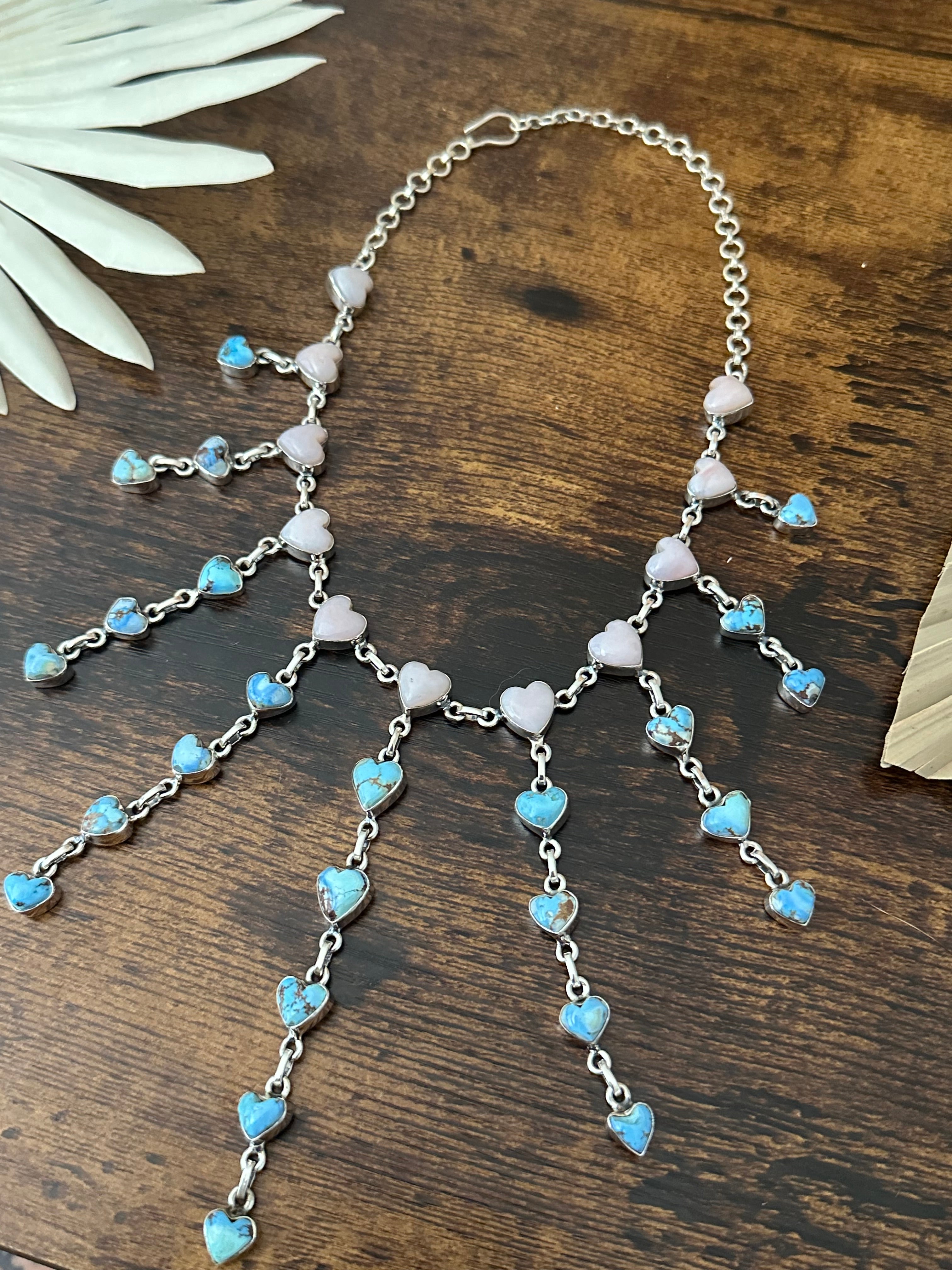 Southwest Made Multi Stone & Sterling Silver Necklace