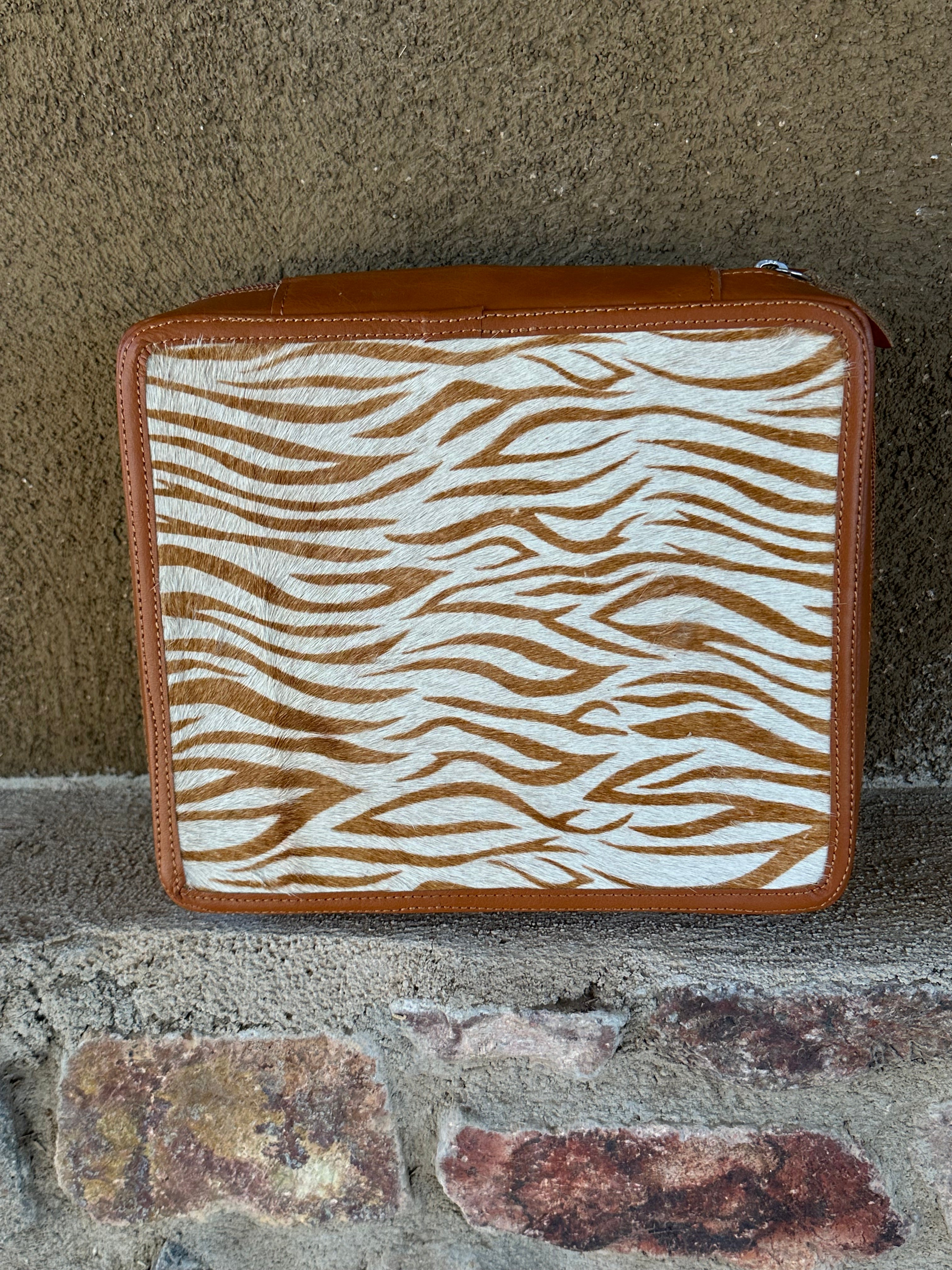 Genuine Leather & Cowhide Jewelry Box