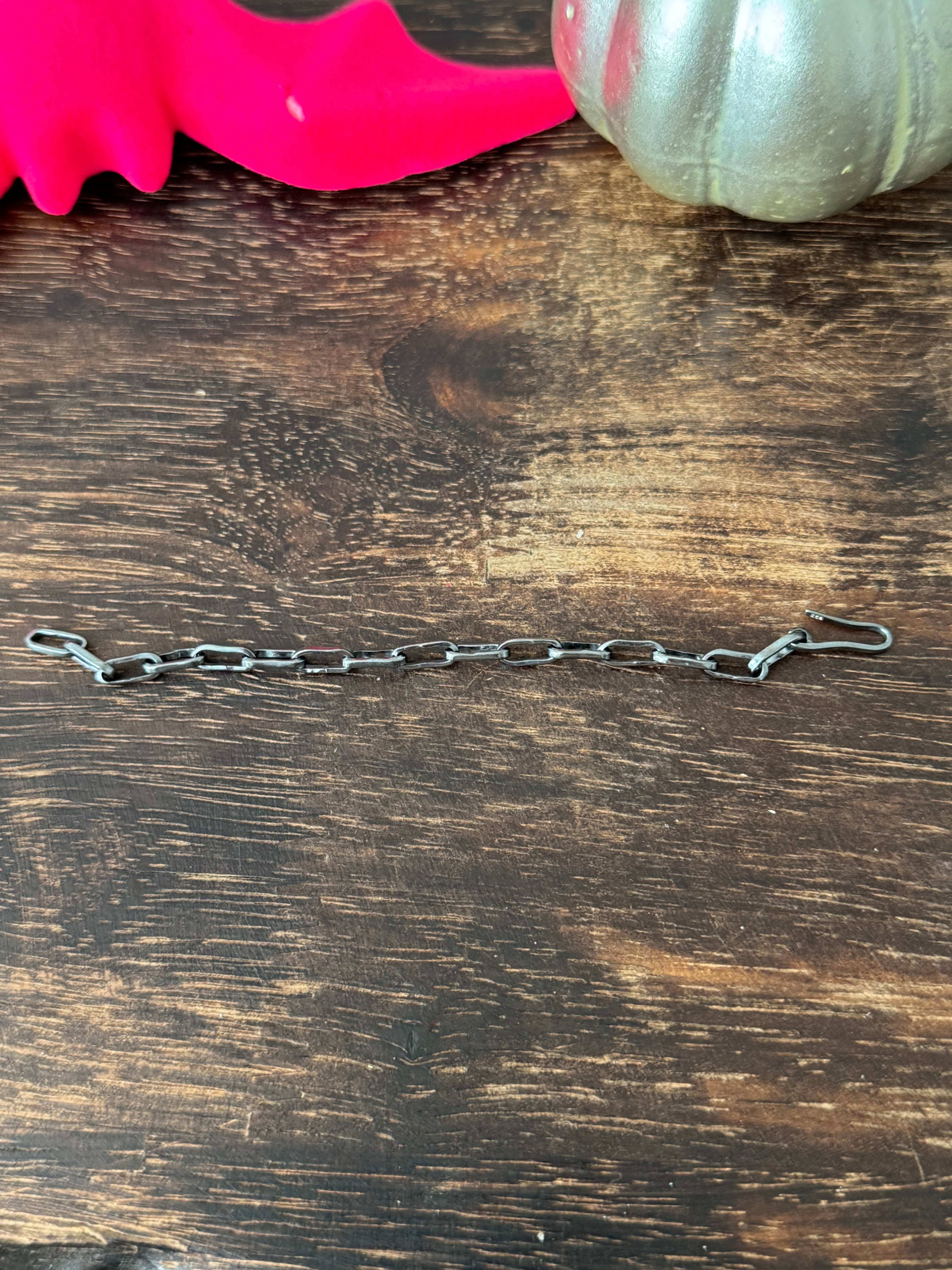 Southwest Made Sterling Silver Paper Clip Chain Extender