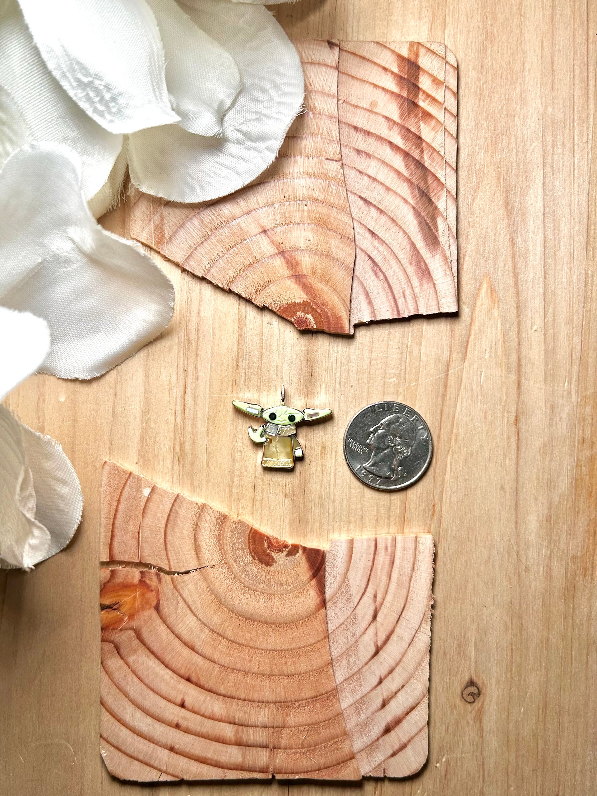 Zuni Made Multi Stone & Sterling Silver Pendant