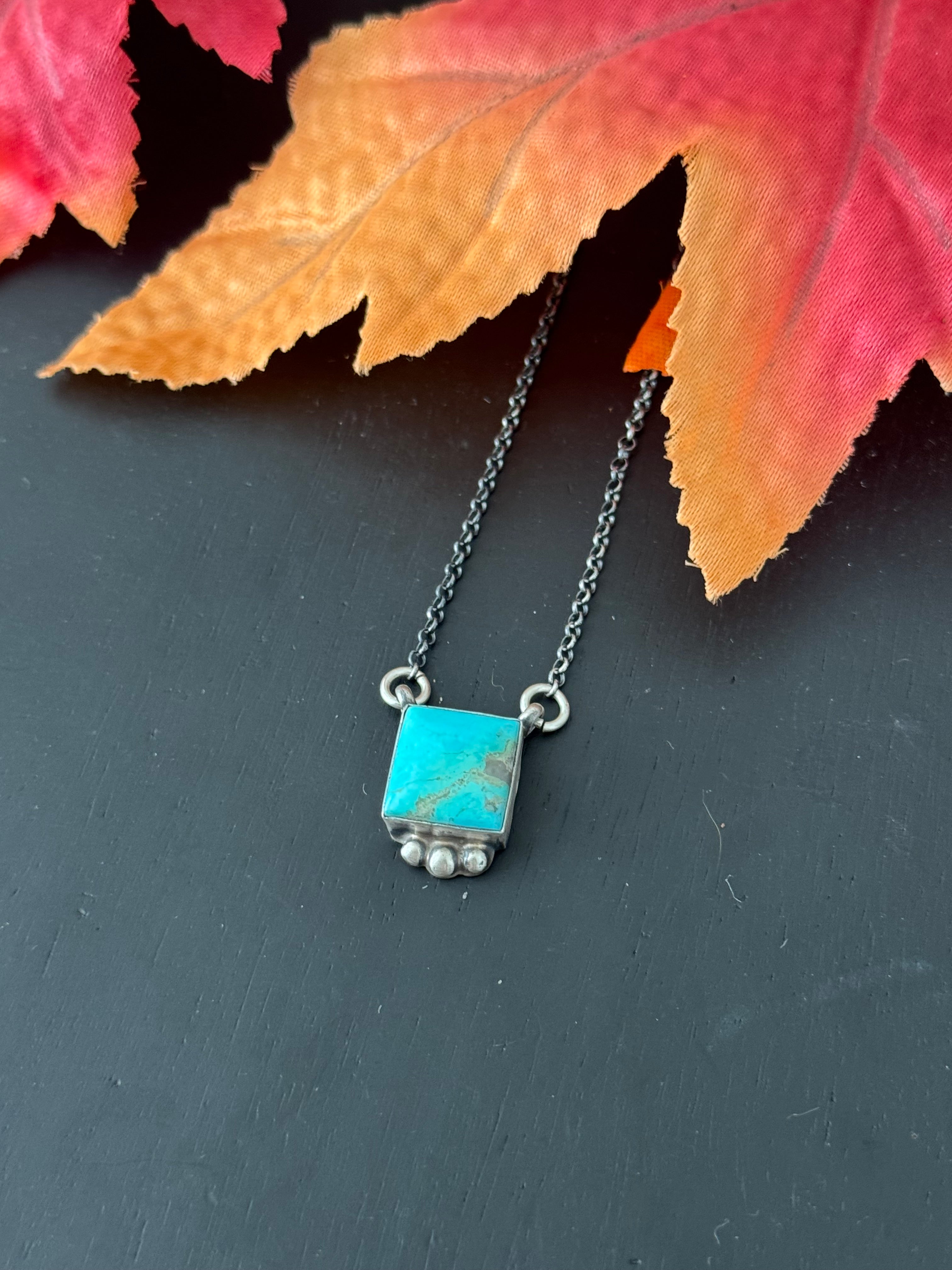 Sheryl Kee Kingman Turquoise & Sterling Silver Necklace