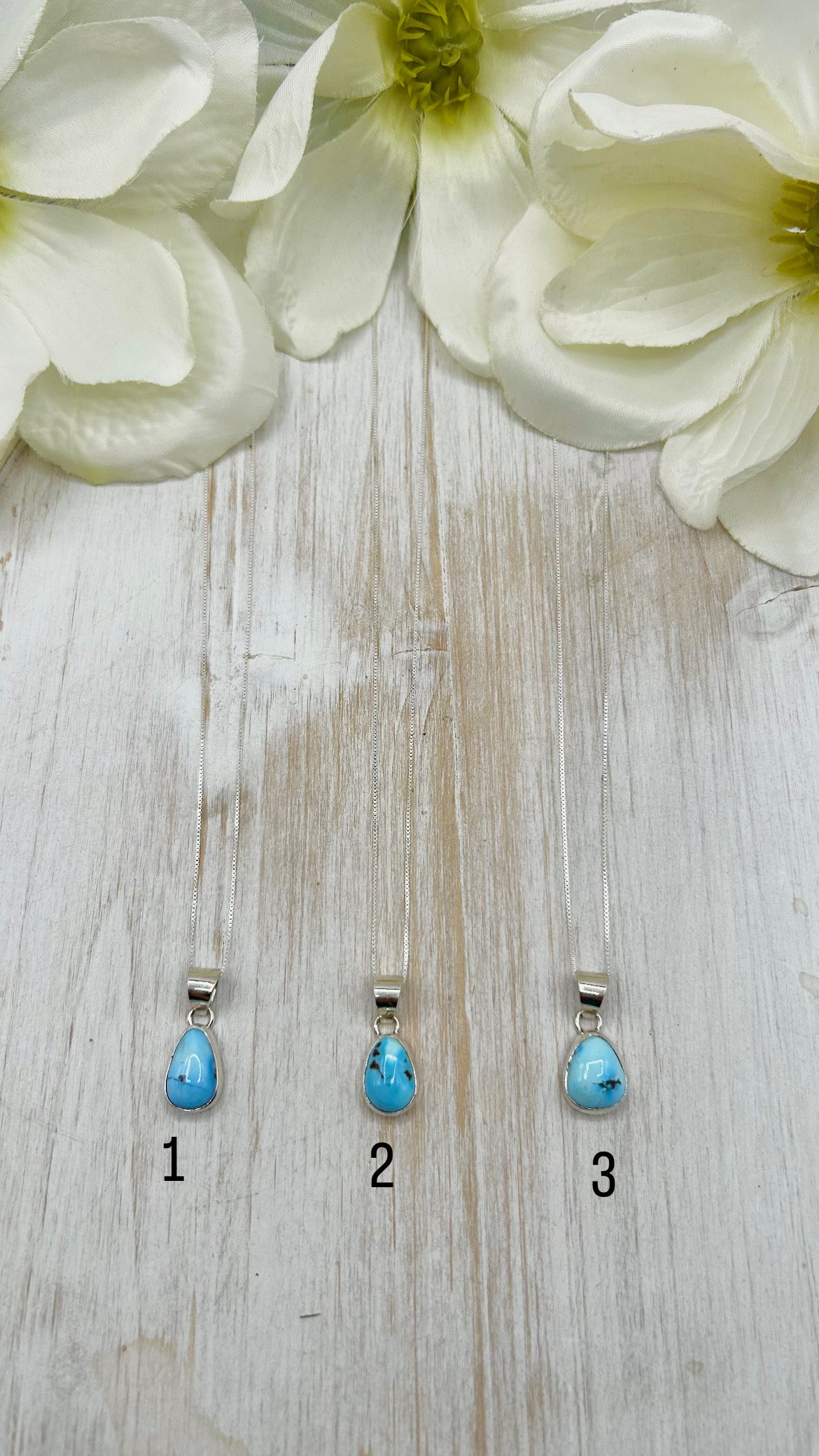Navajo Made Golden Hill Turquoise & Sterling Silver Necklace