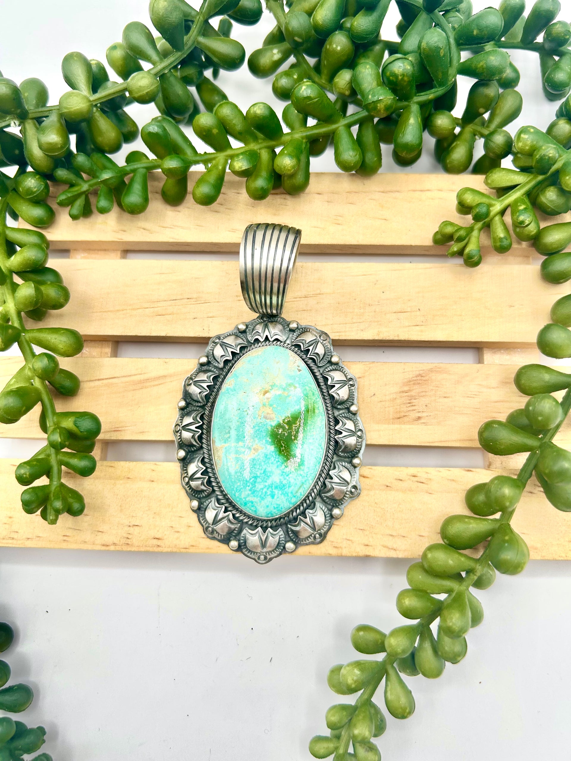 Randy Boyd Sonoran Mountain Turquoise & Sterling Silver Pendant
