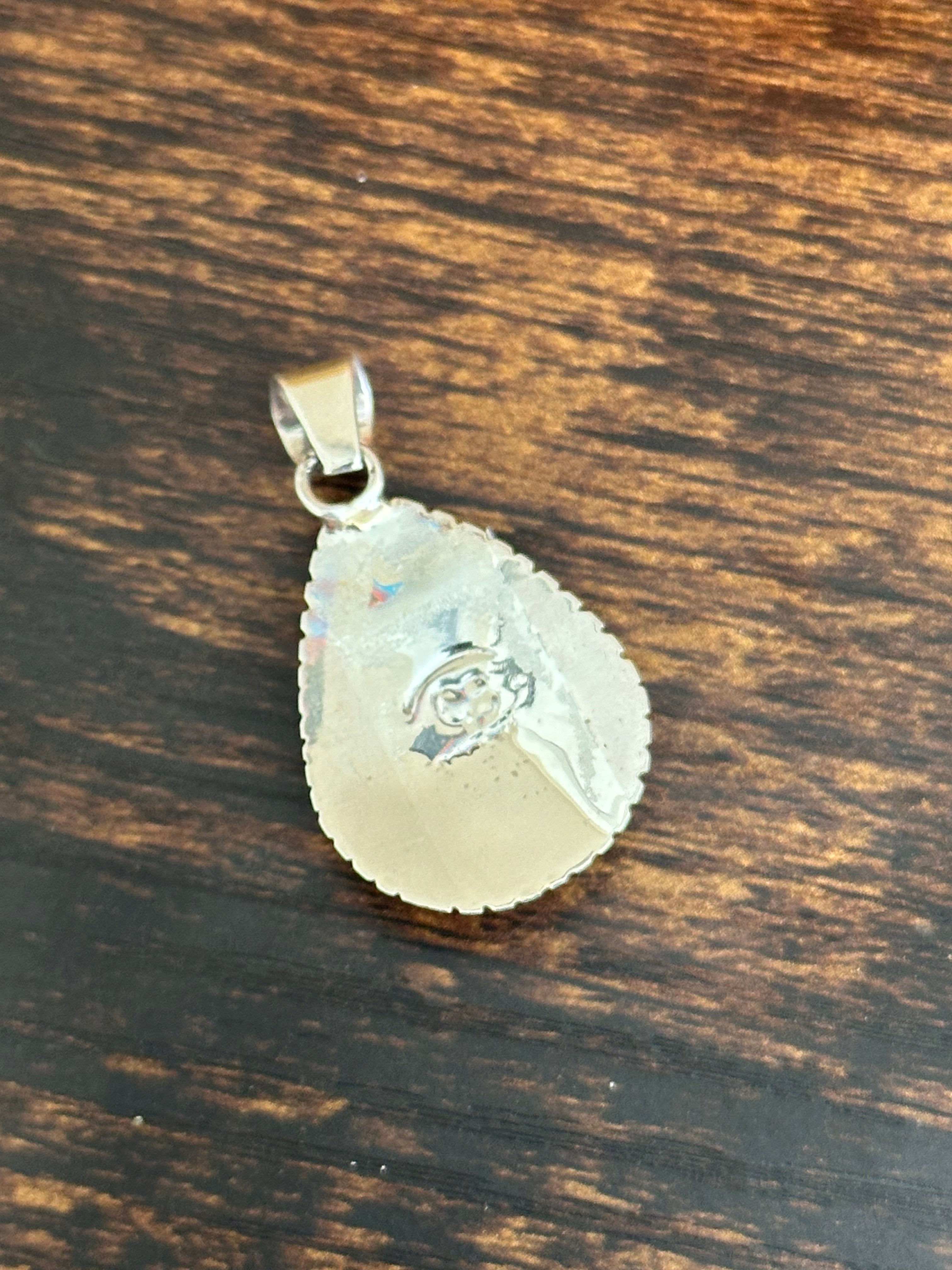 Navajo Made Sterling Silver Pendant