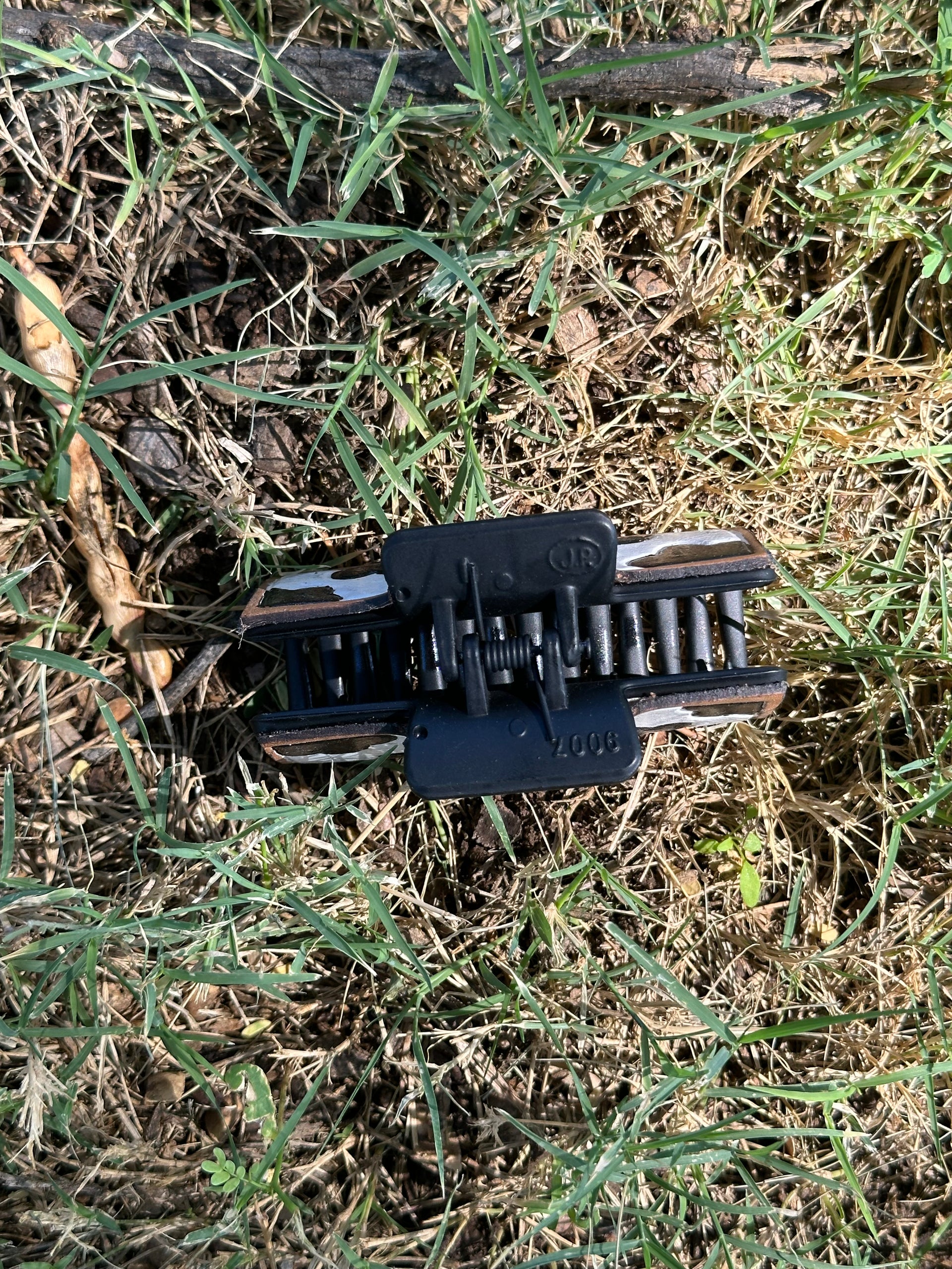 Genuine Tooled Leather Hair Clip