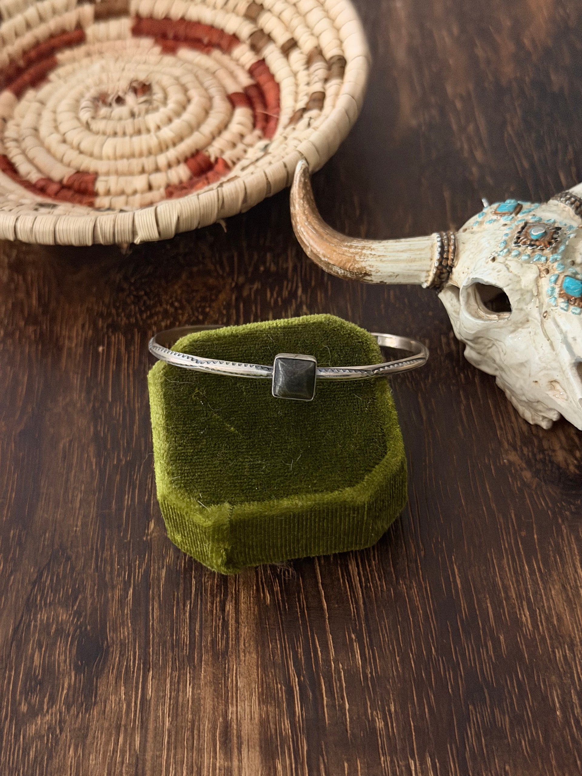 Navajo Made Sterling Silver Cuff Bracelet