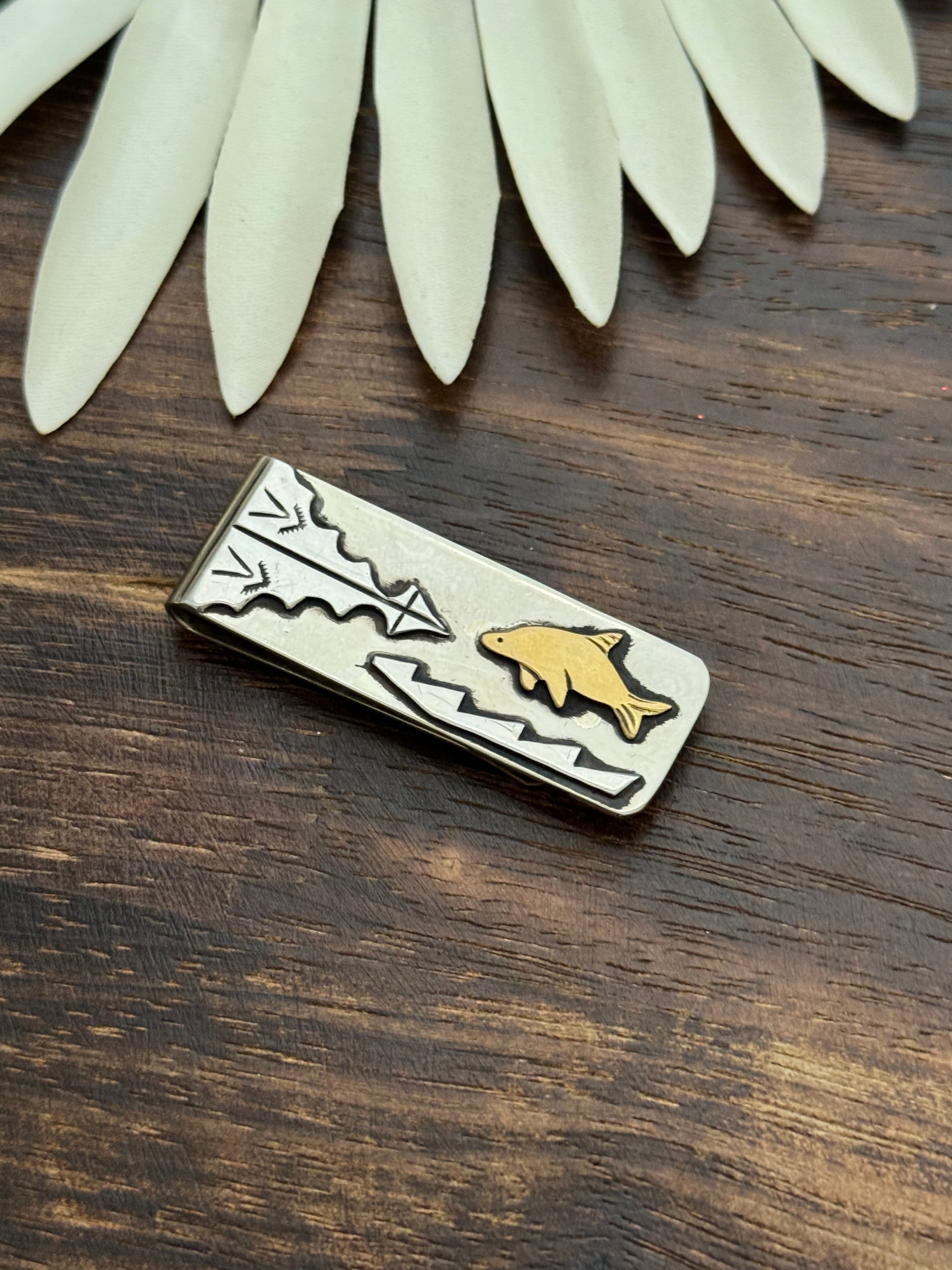 Tommy & Rose Singer 12K Gold Filled & Sterling Silver Money Clip