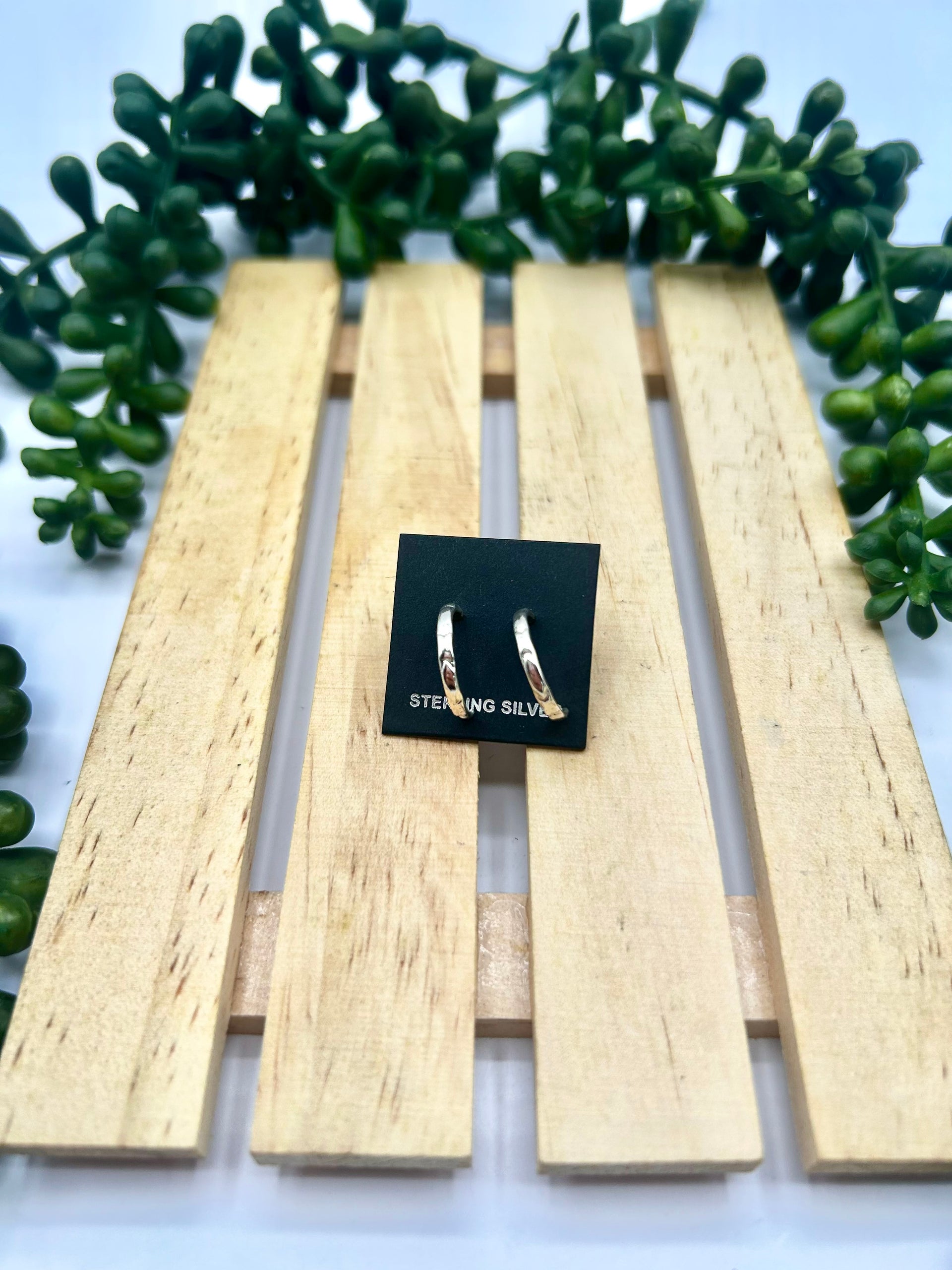 Navajo Made Sterling Silver Post Earrings