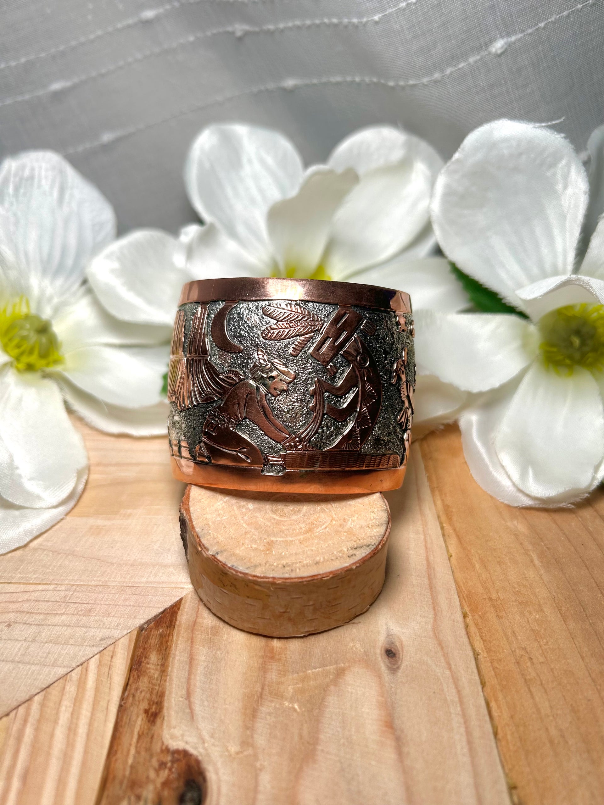 Elaine Becenti Copper Cuff Bracelet