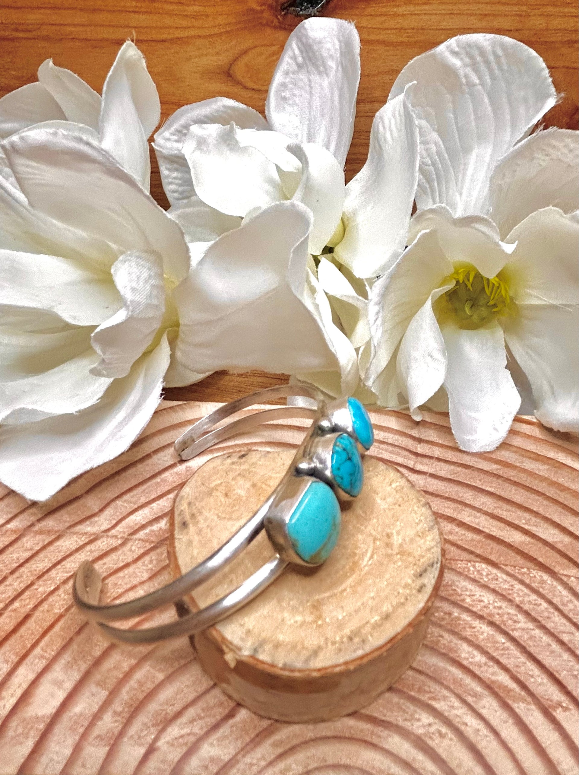 Augustine Largo Turquoise & Sterling Silver Cuff Bracelet