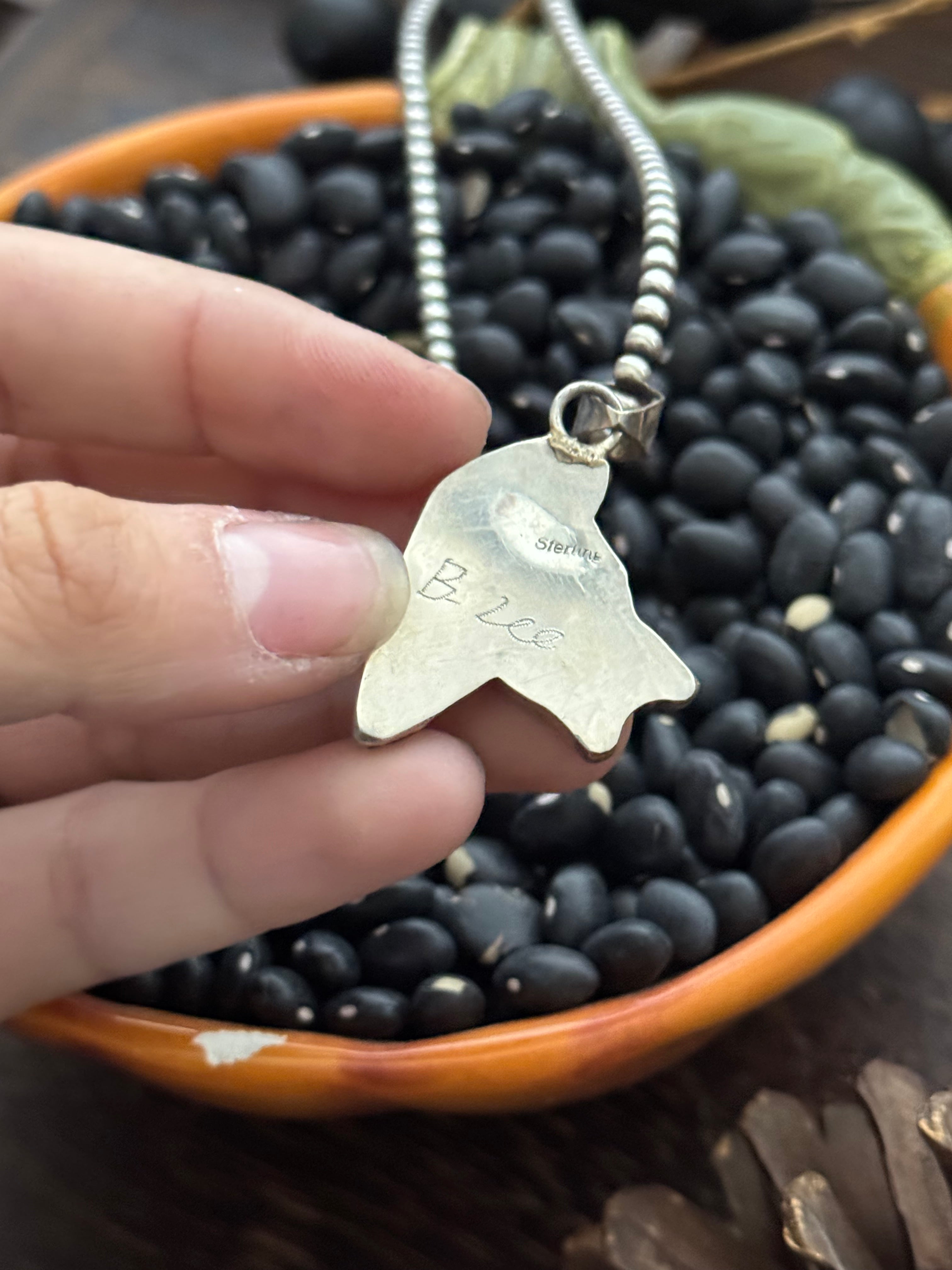 Betta Lee Sterling Silver Wolf Pendant