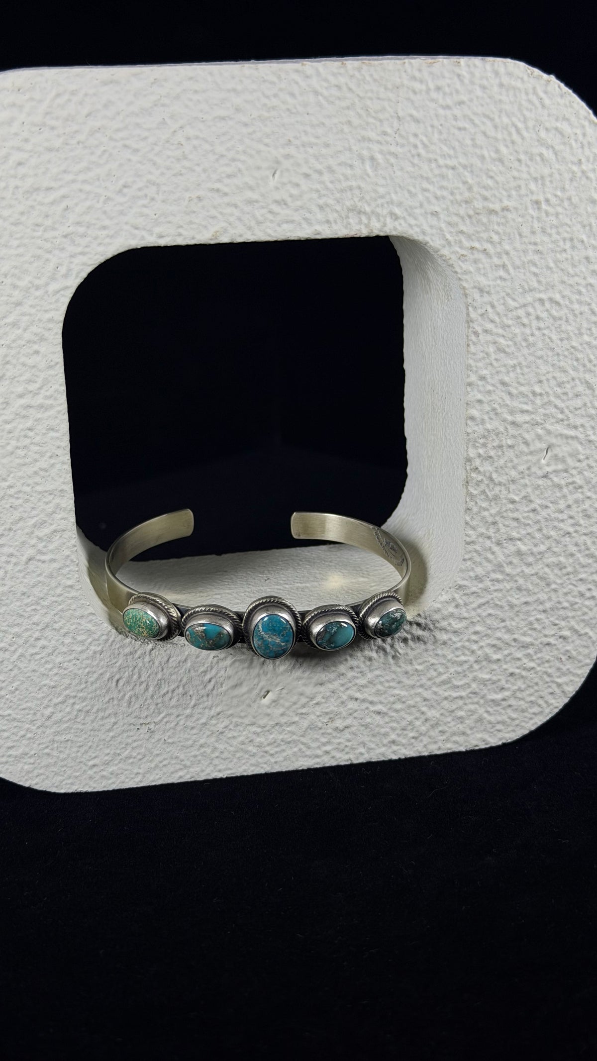 Kathleen Livingston Royston Turquoise & Sterling Silver Cuff Bracelet